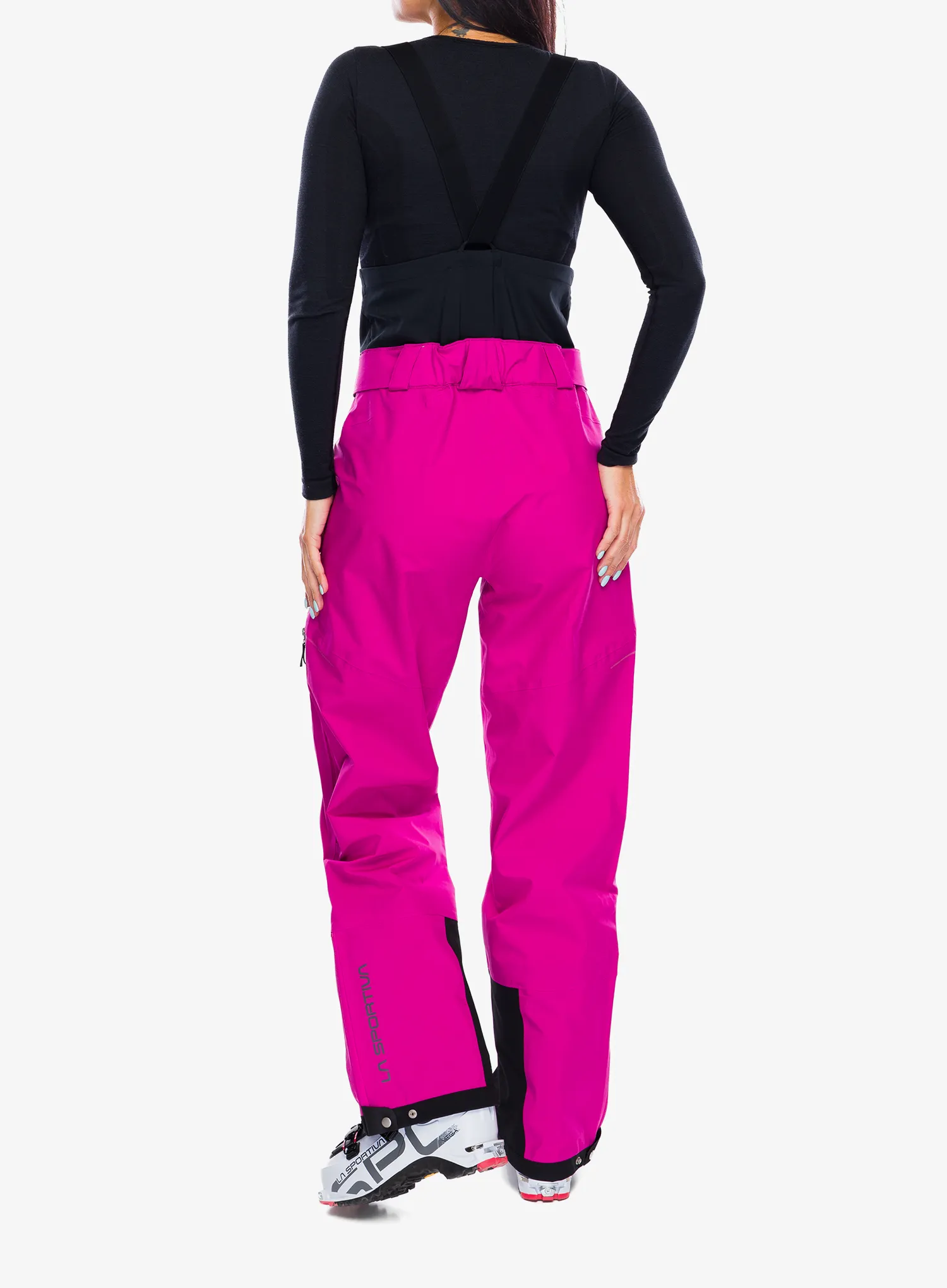 Ženske skijaške hlače La Sportiva Chaser Evo Shell Bib Pant - springtime