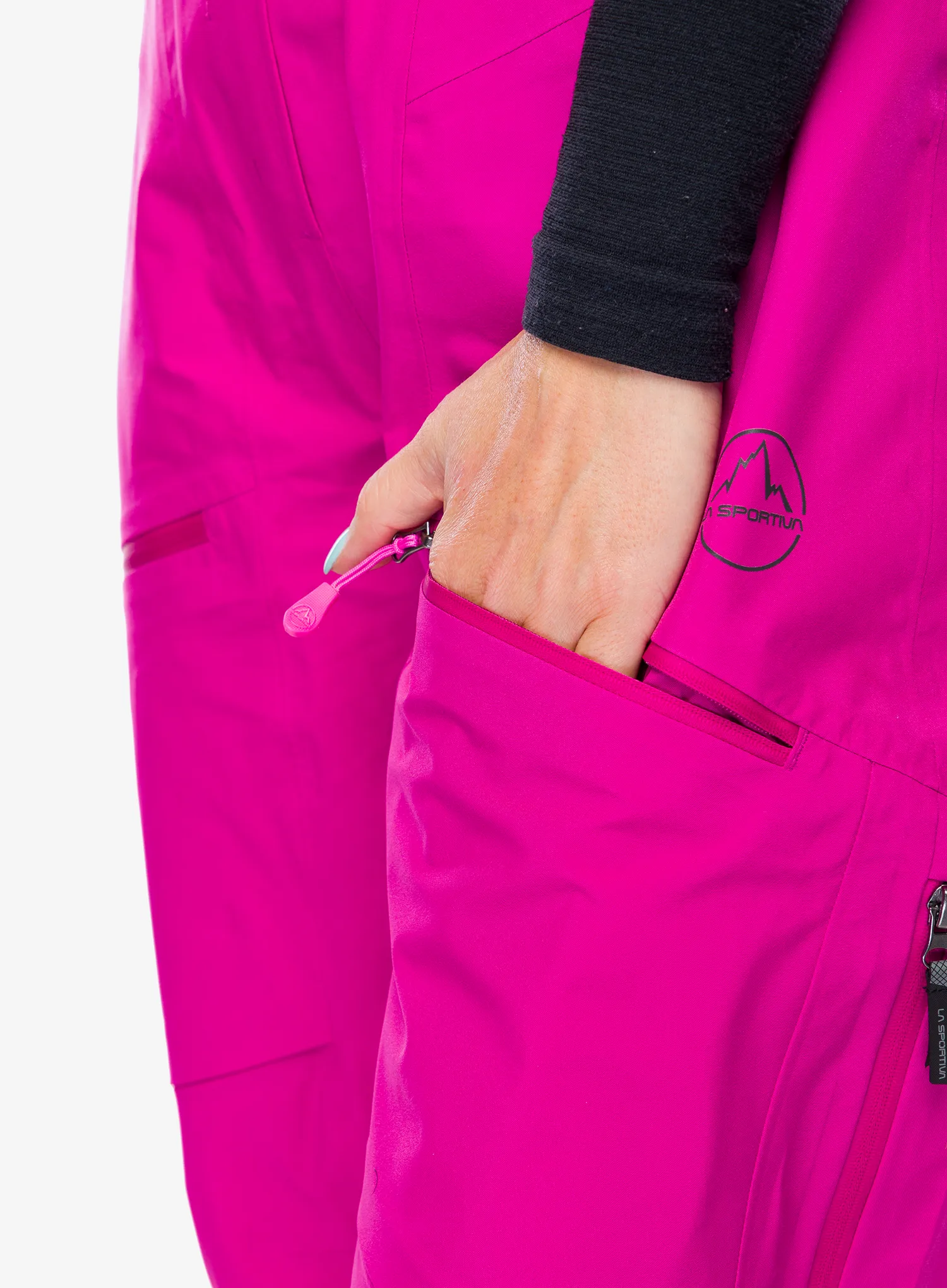 Ženske skijaške hlače La Sportiva Chaser Evo Shell Bib Pant - springtime