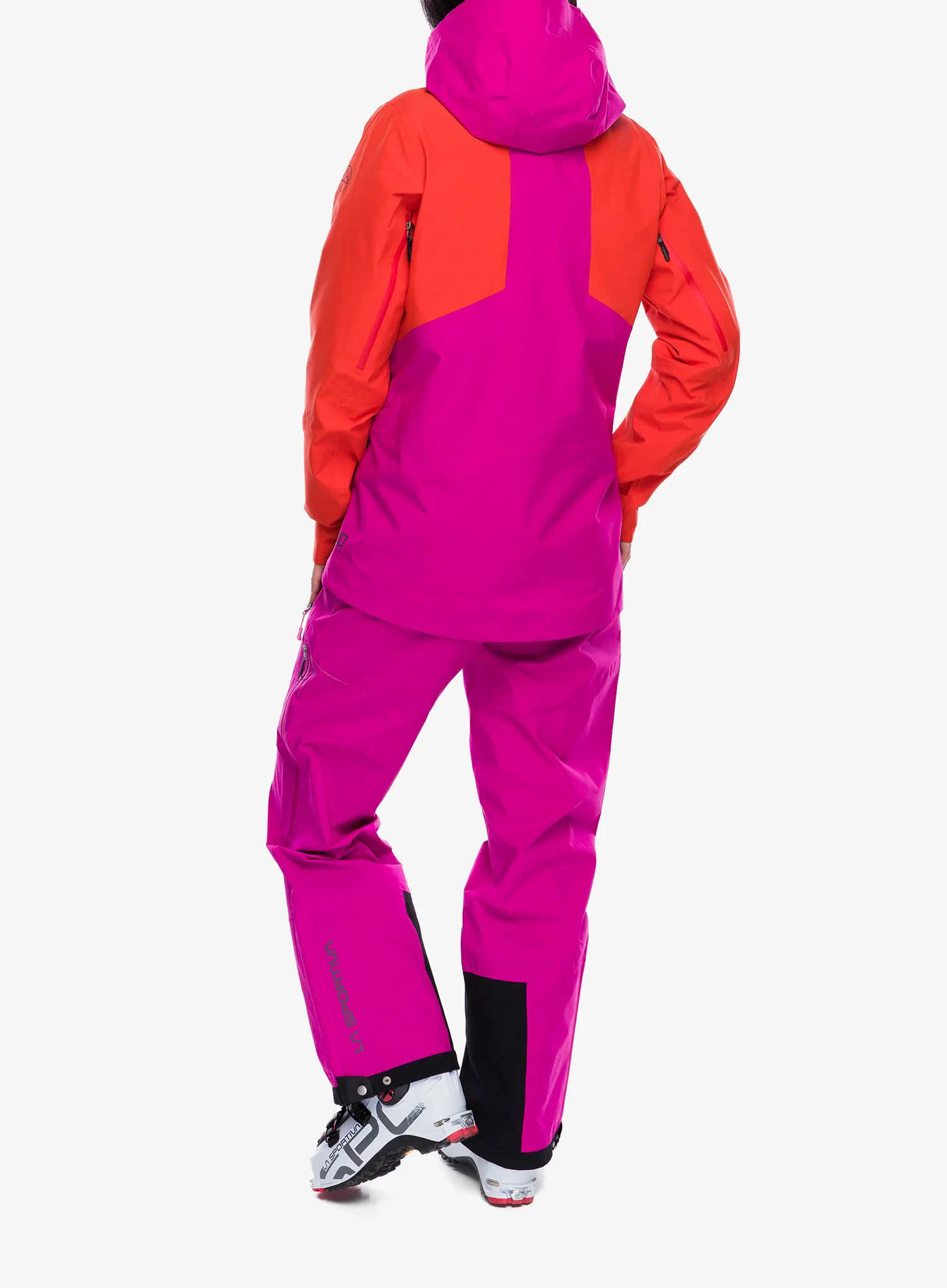 Ženska jakna s membranom La Sportiva Chaser Evo Shell Jkt - cherry tomato/springtime