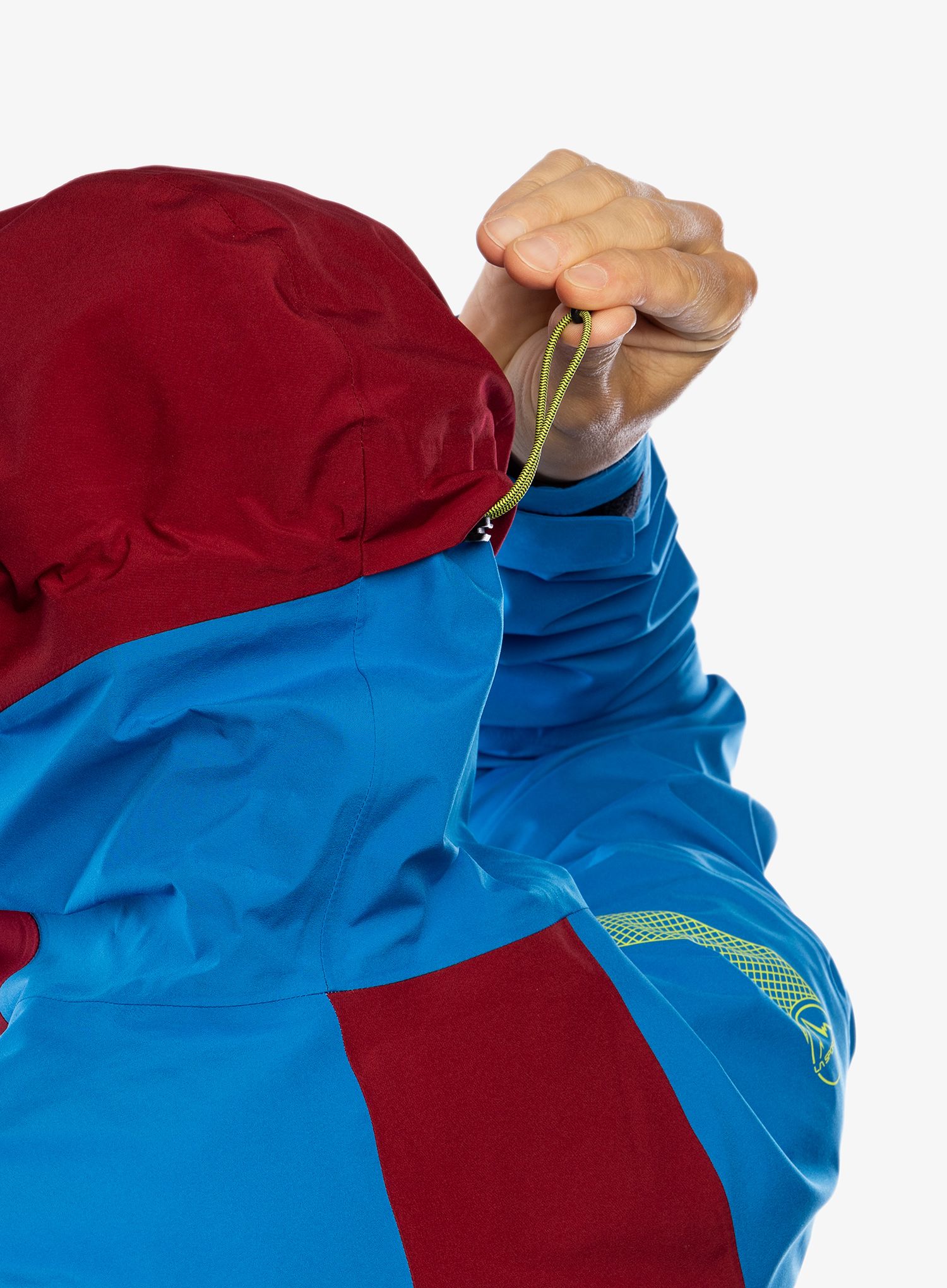 Kišna jakna La Sportiva Chaser Evo Shell Jkt - electric blue/sangria