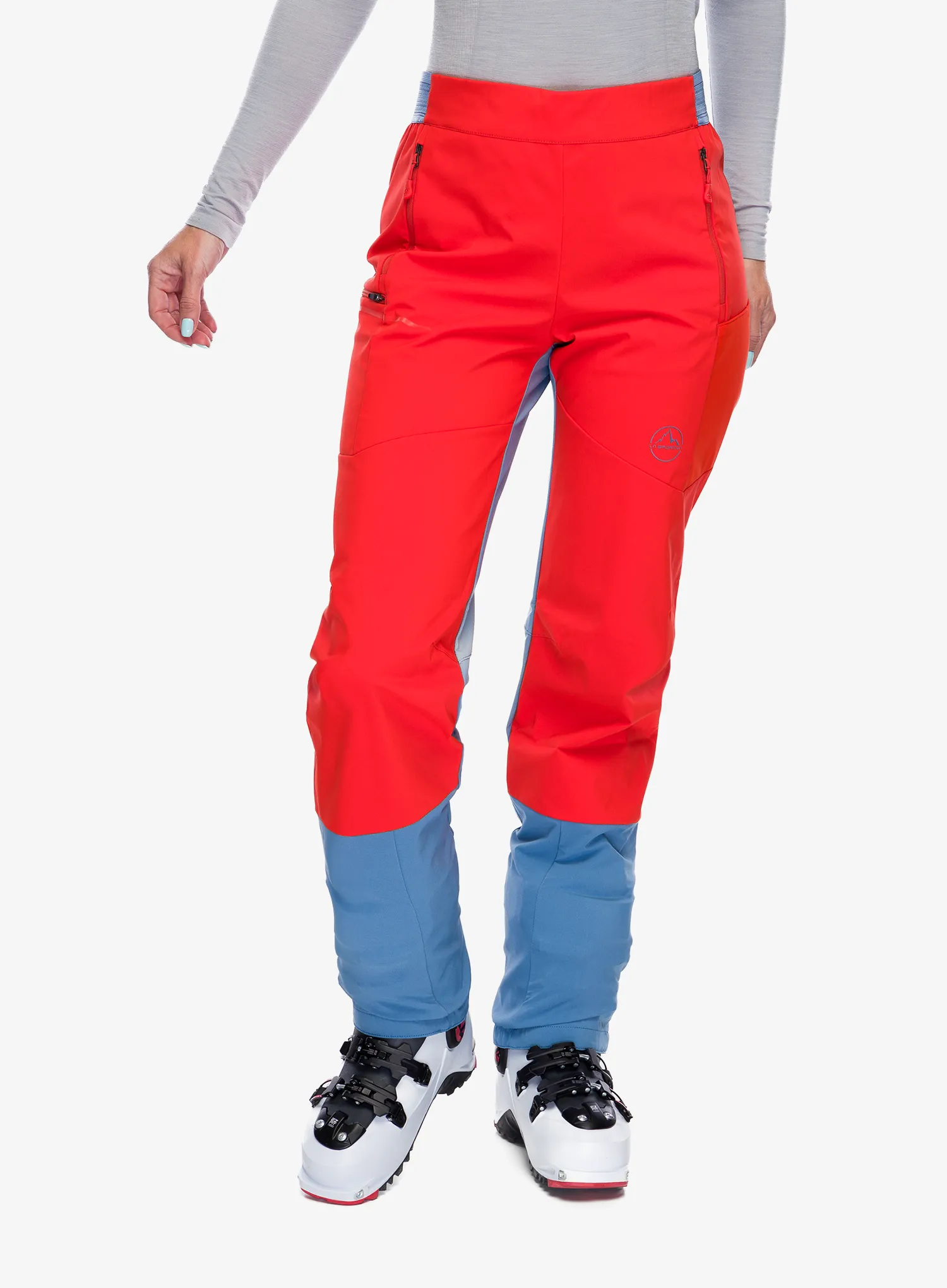 Ženske softshell hlače La Sportiva Ikarus Pant - cherry tomato/moonlight