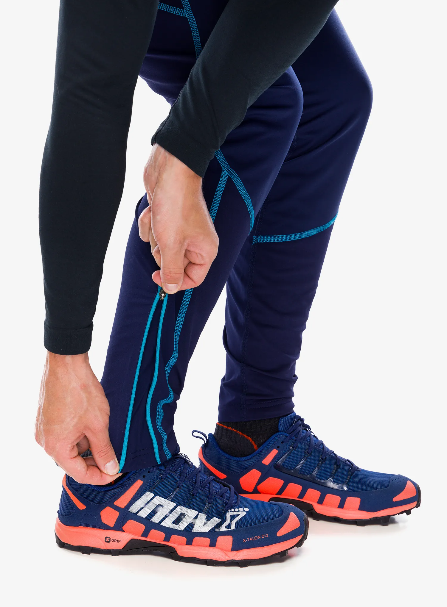 Tajice za trčanje La Sportiva Primal Pant - deep sea/tropic blue