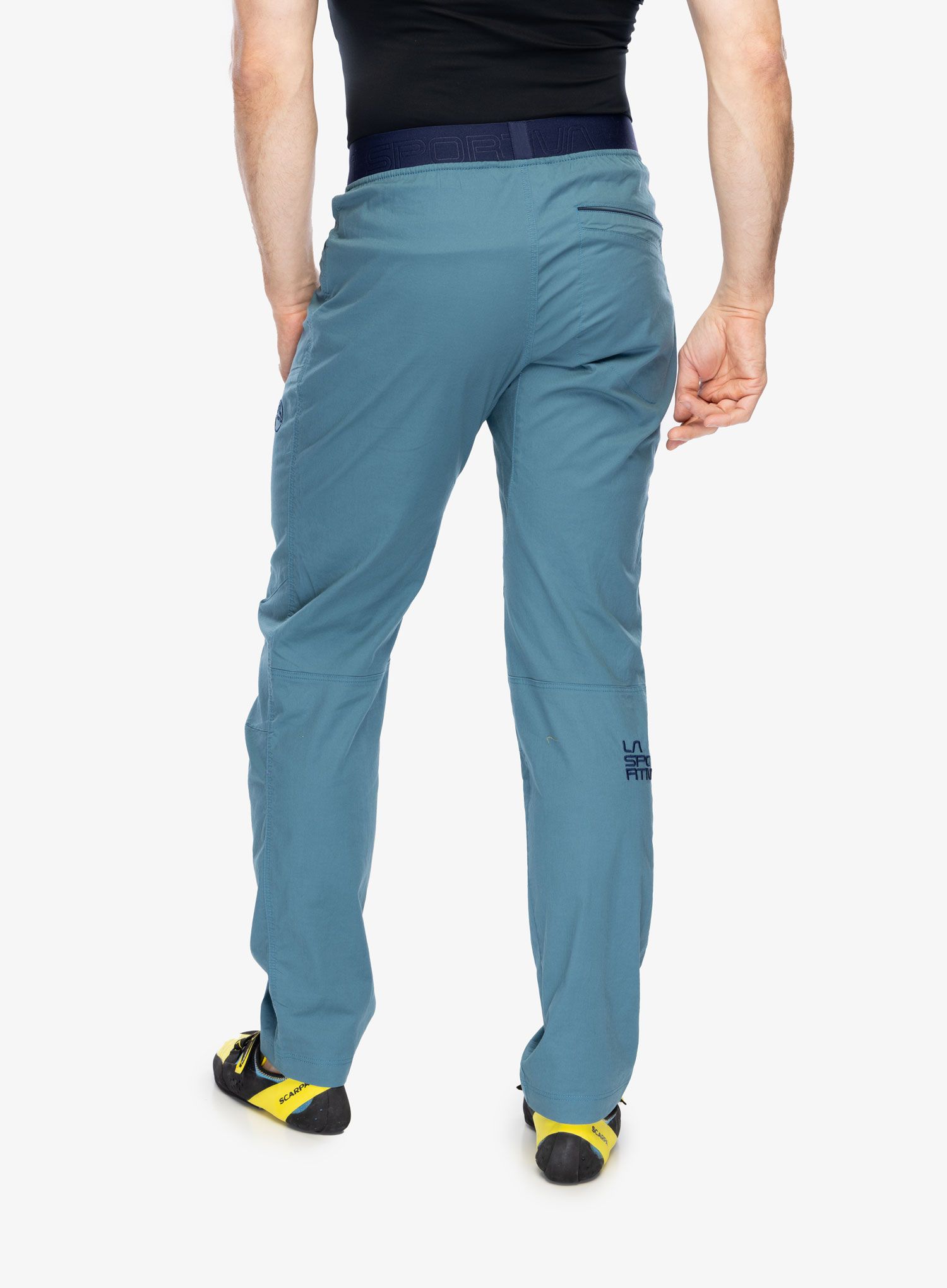 Penjačke hlače La Sportiva Roots Pant - hurricane/deep sea