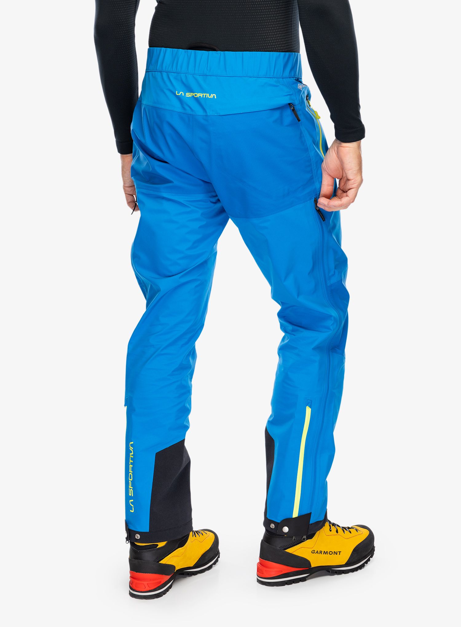 Kišne hlače La Sportiva Roseg GTX Pant - electric blue/lime punch