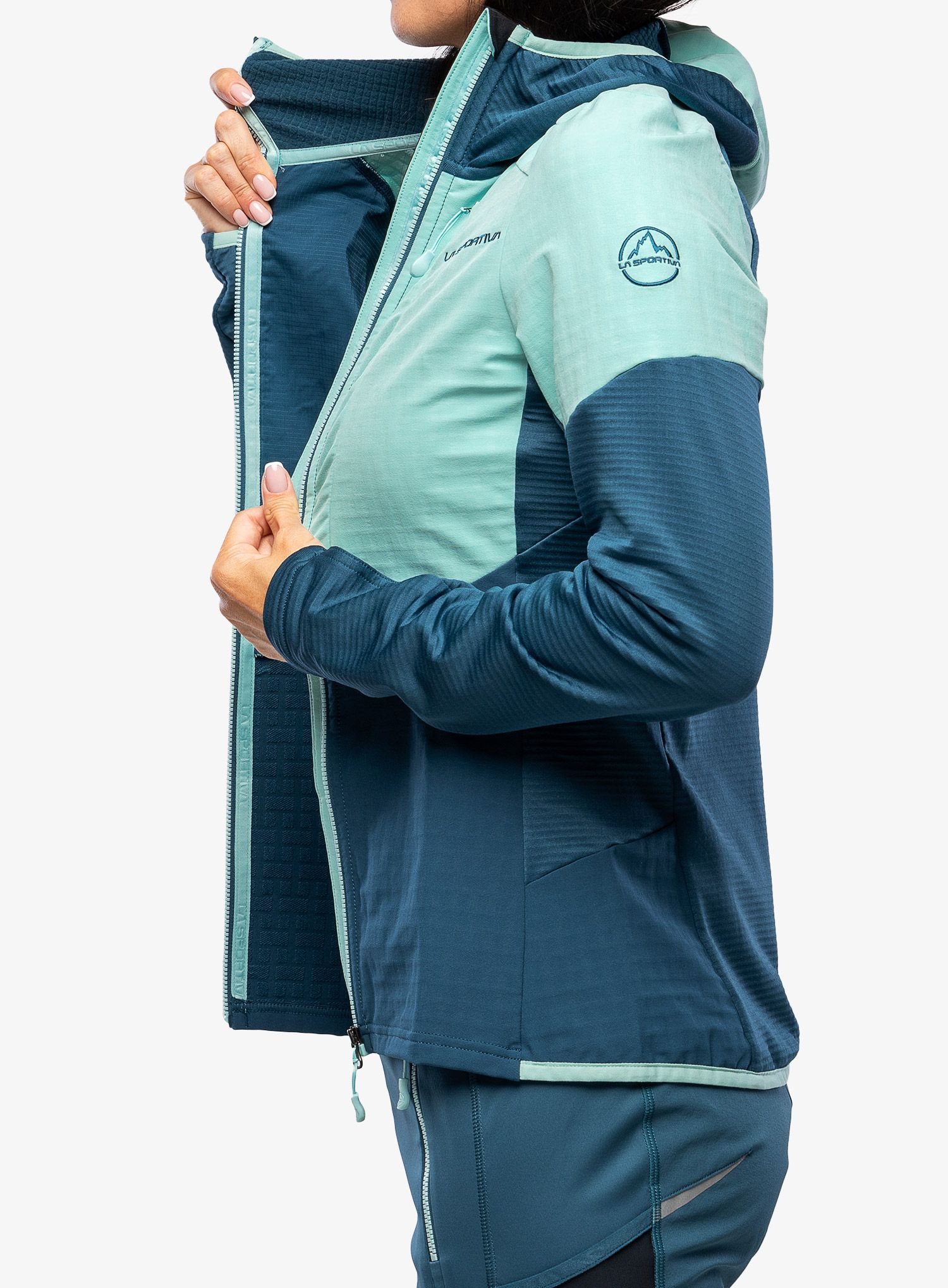 Ženska dukserica La Sportiva Session Tech Hoody - storm blue/iceberg