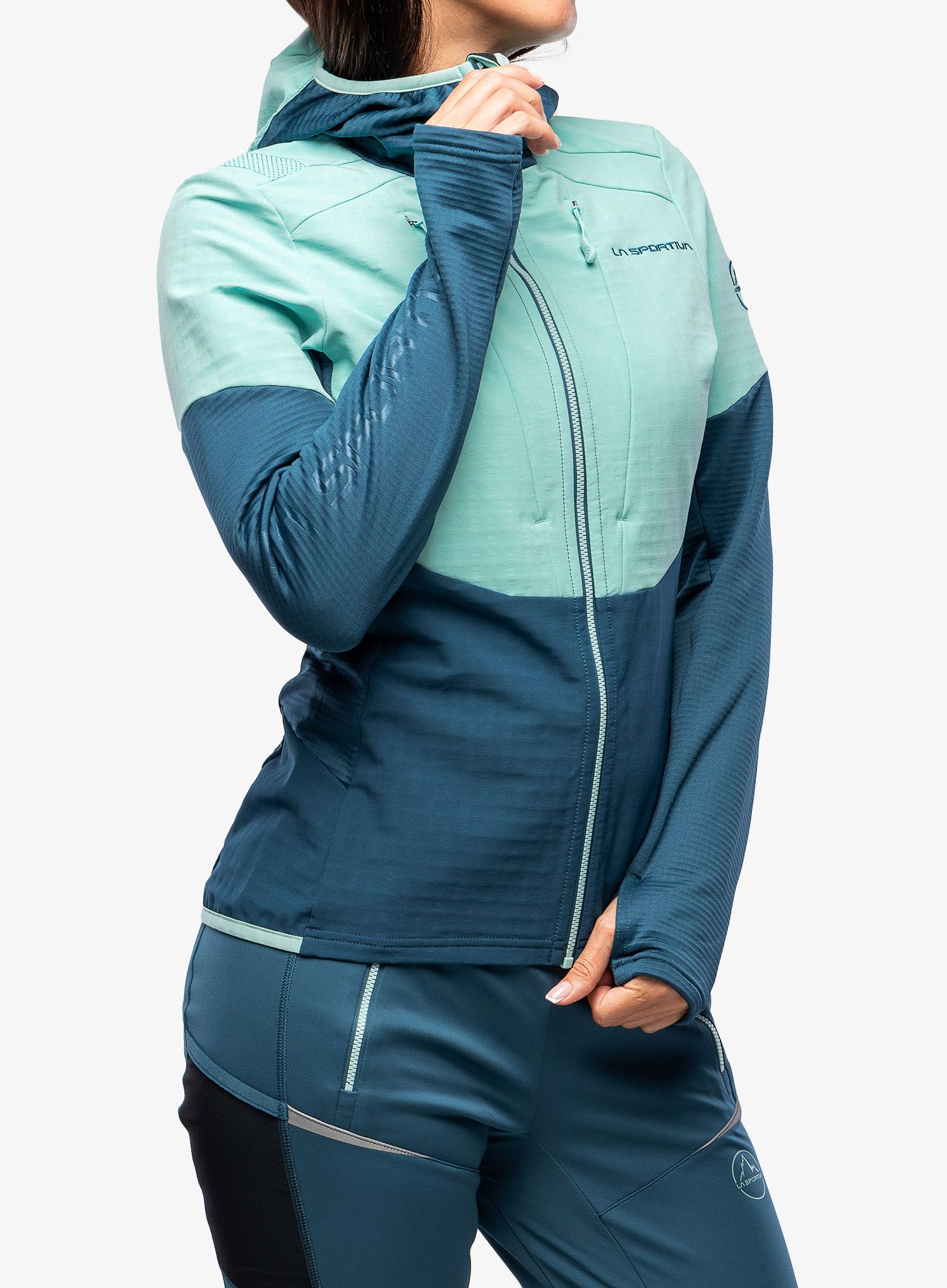 Ženska dukserica La Sportiva Session Tech Hoody - storm blue/iceberg