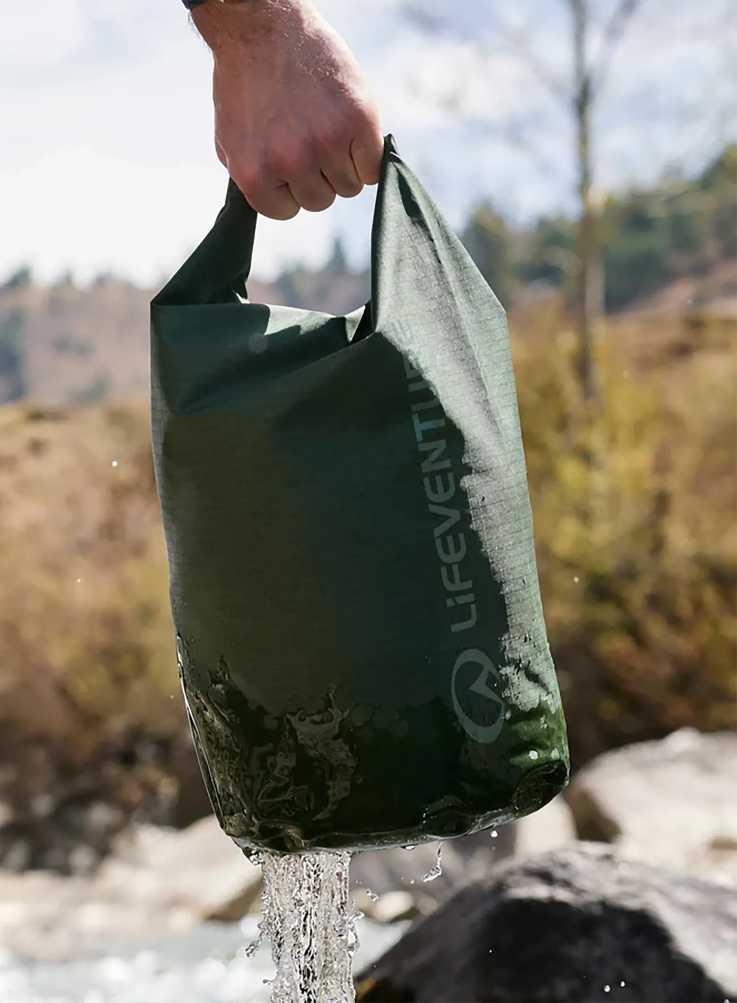 Vreća za prtljagu Lifeventure Storm Dry Bag 10 L - green