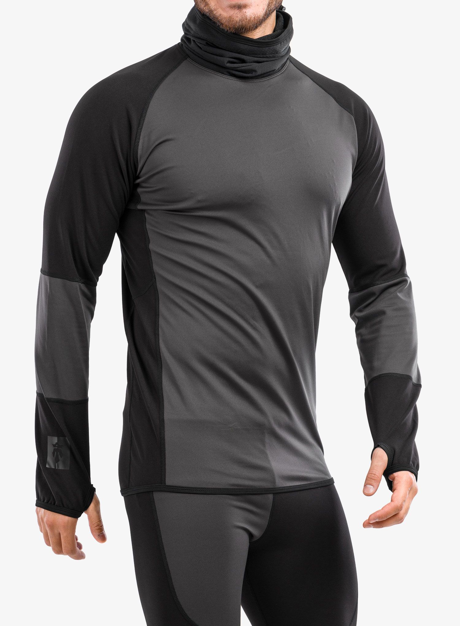 Termoaktivna dukserica Majesty Surface Base Layer Top - black/graphite