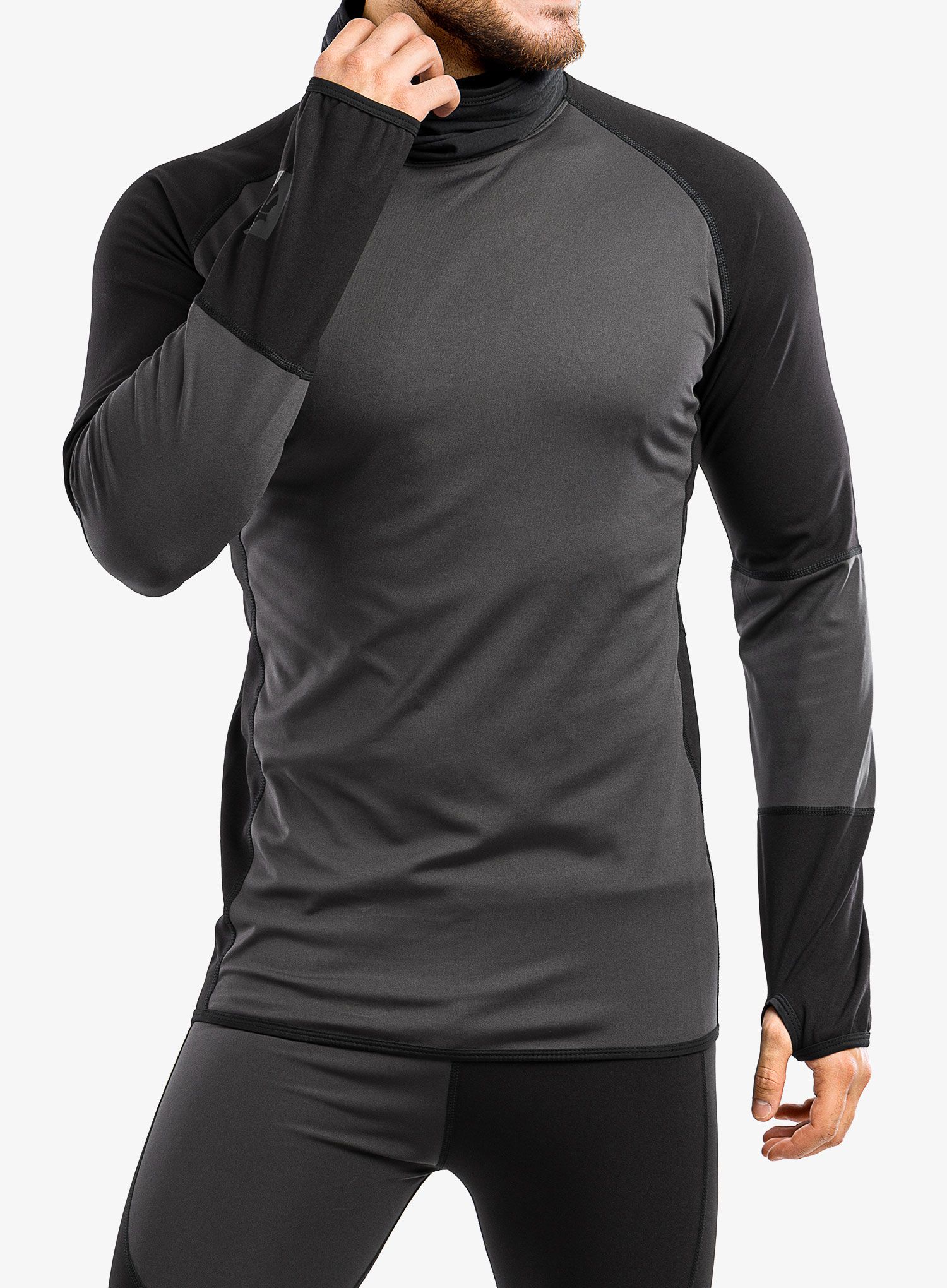Termoaktivna dukserica Majesty Surface Base Layer Top - black/graphite