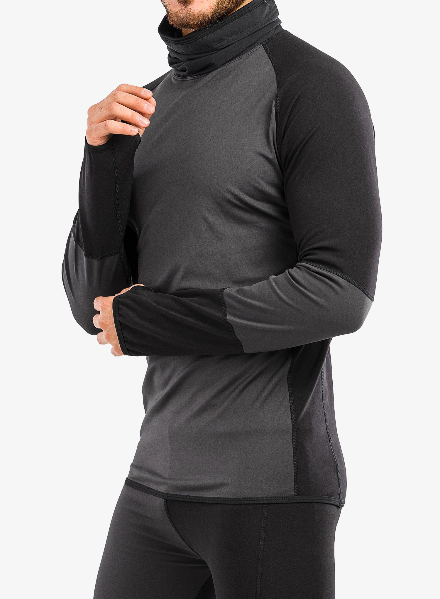 Termoaktivna dukserica Majesty Surface Base Layer Top - black/graphite