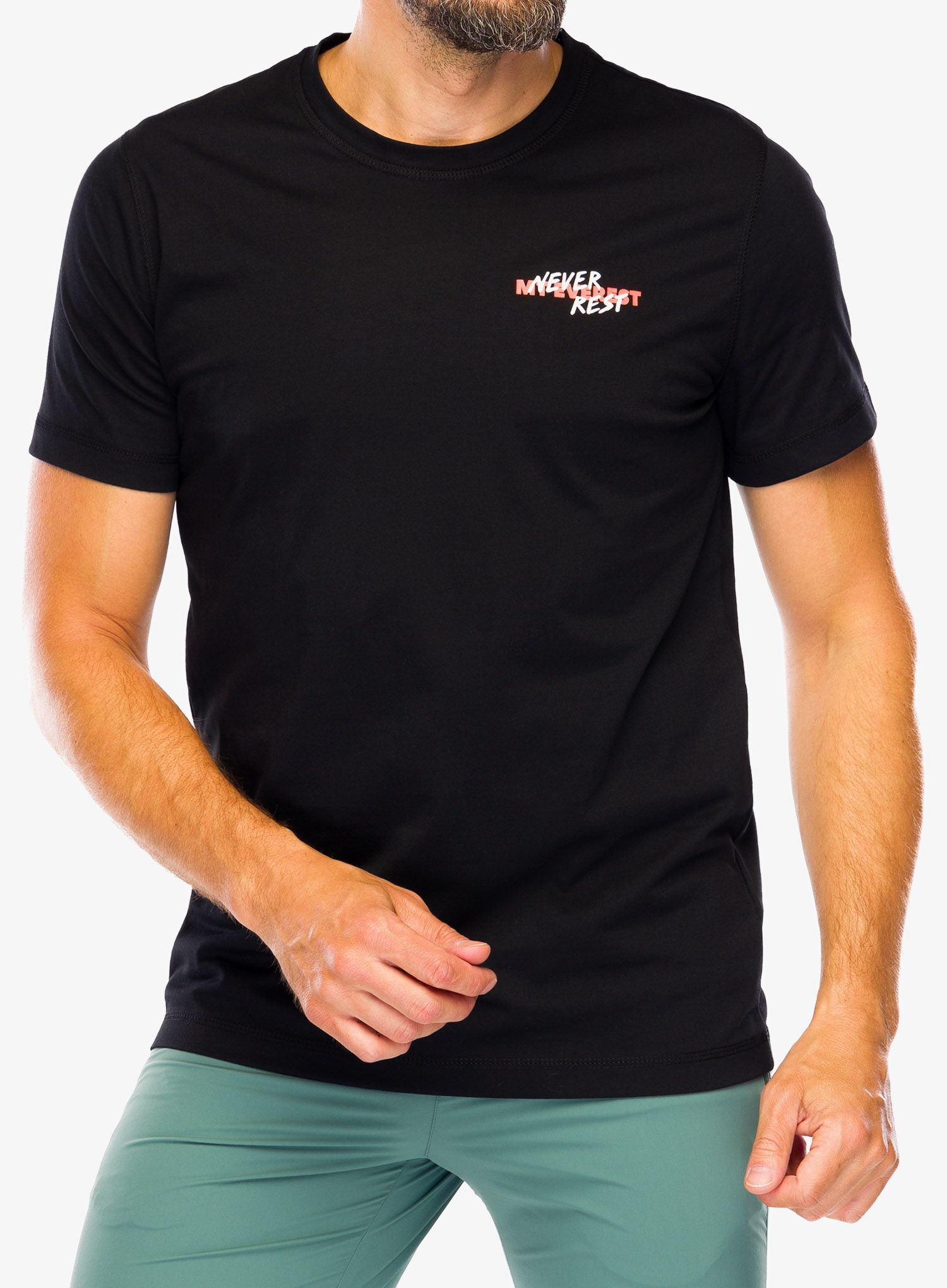 Majica Mammut Core T-Shirt Never Rest - black