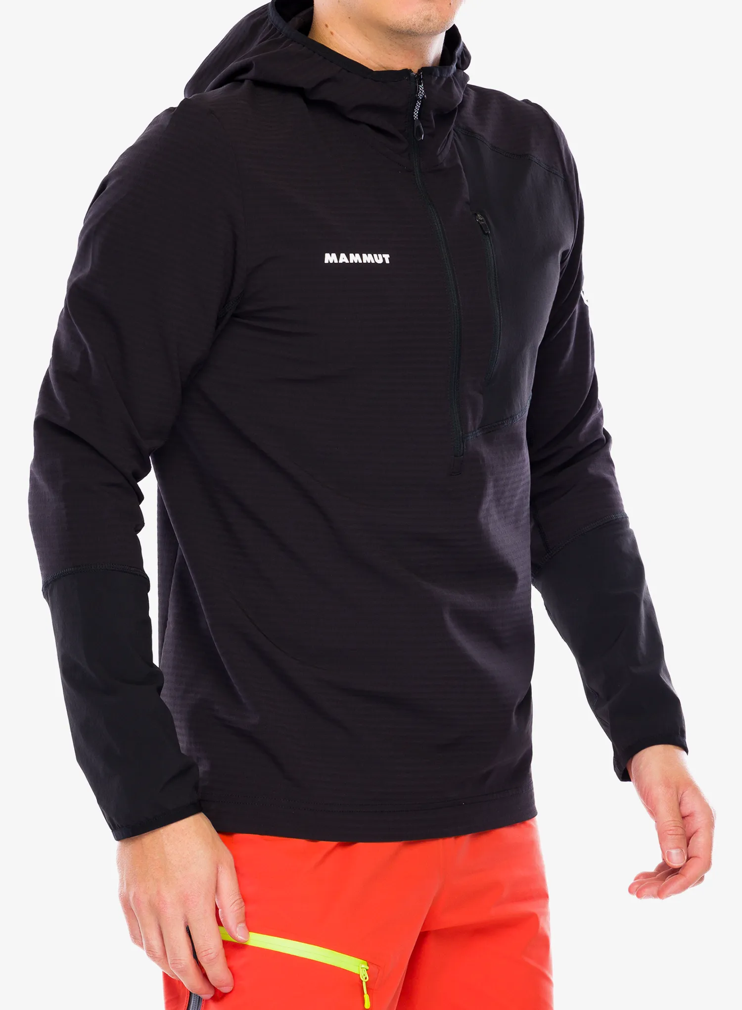 Dukserica Mammut Madris Light ML Half Zip Hoody - black