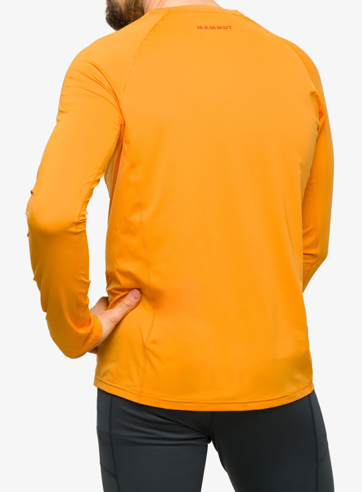 Dukserica Mammut Selun FL Longsleeve Logo - tangerine