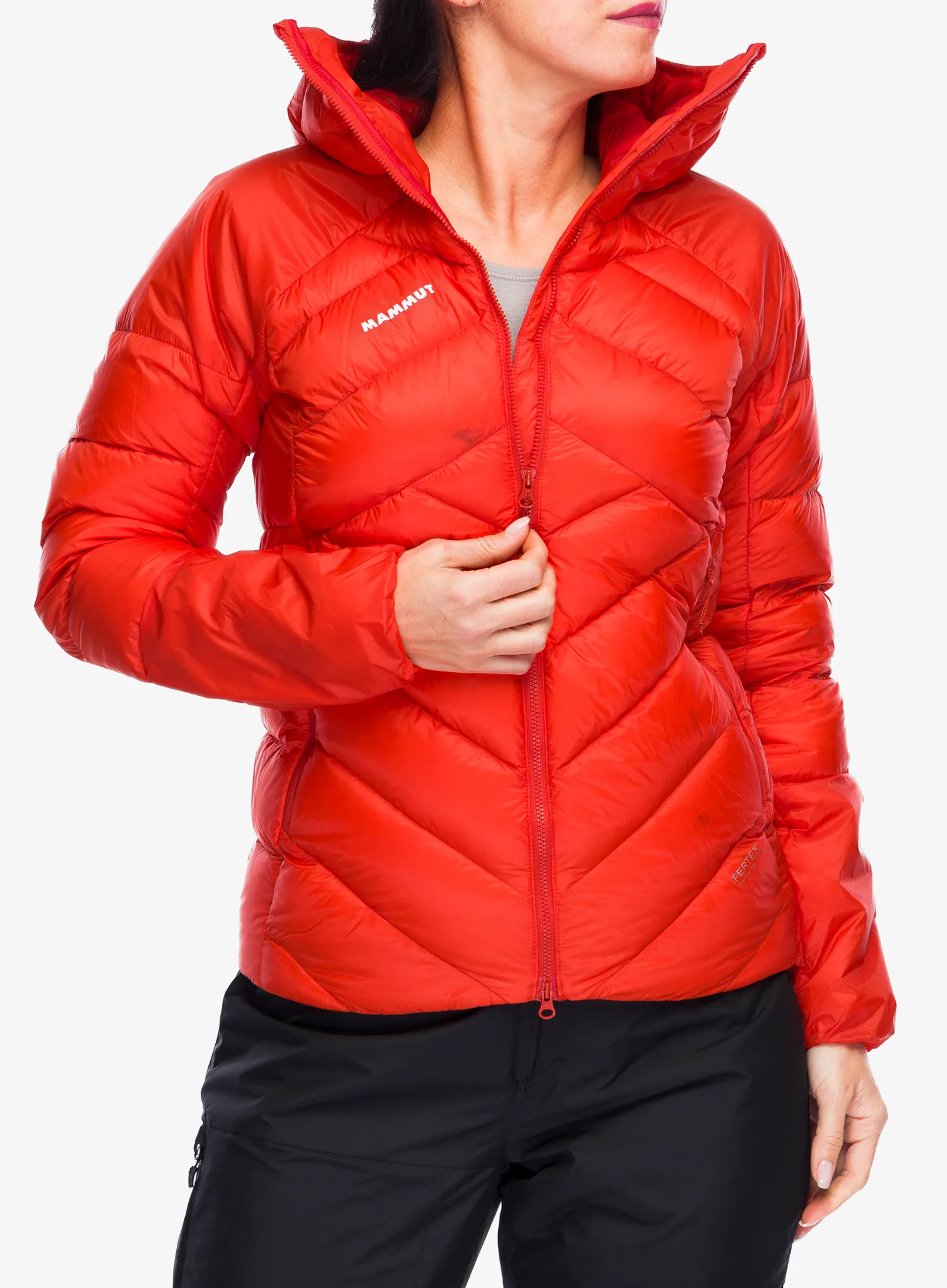 Ženska perjana jakna Mammut Taiss IN Hooded Jacket