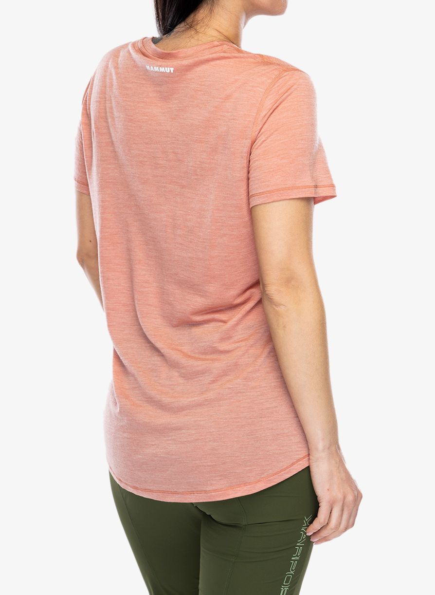 Ženska merino majica Mammut Tree Wool FL T-Shirt - quartz dust melang