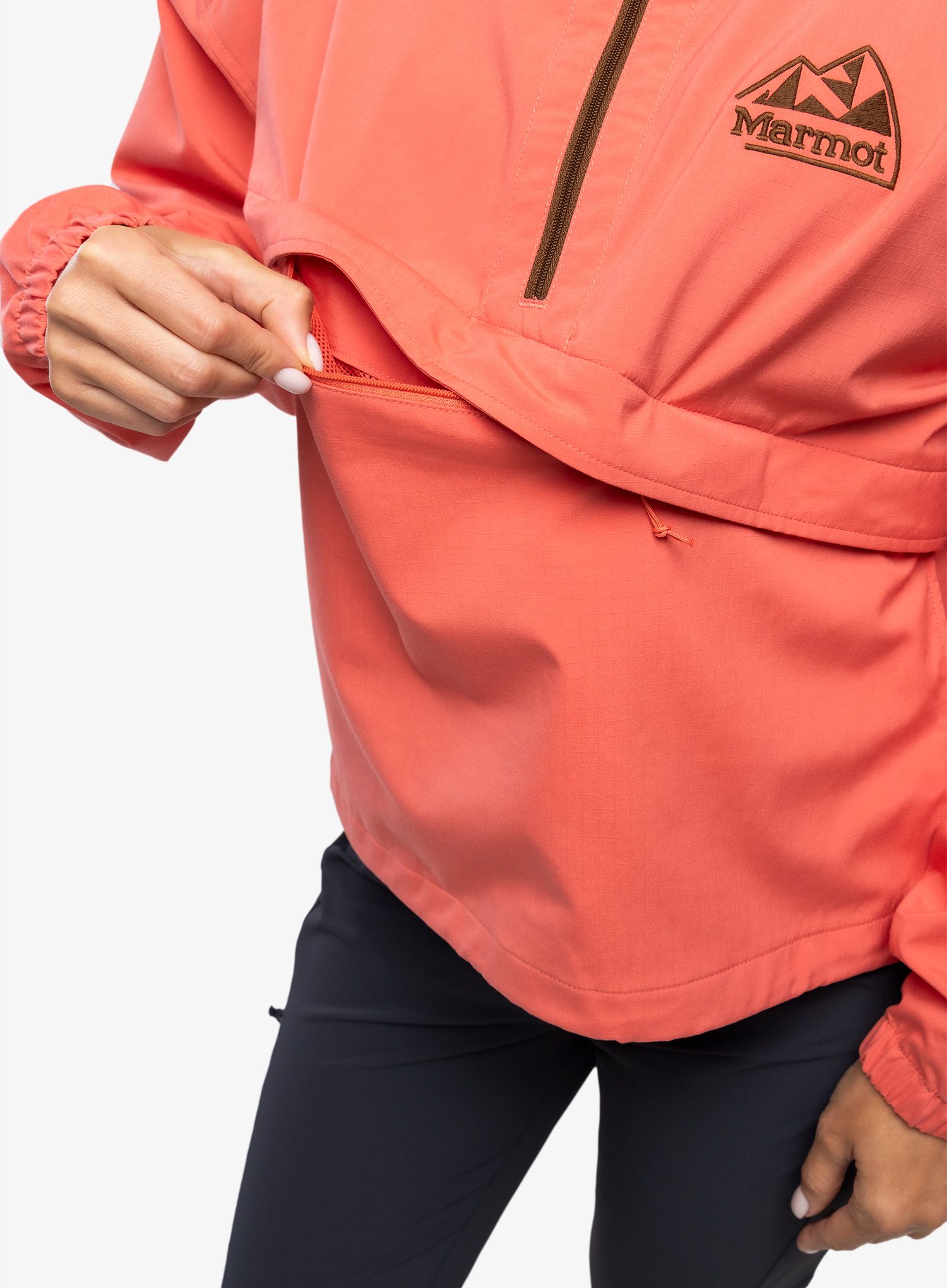 Ženska vjetrovka Marmot 96 Active Anorak - grapefruit