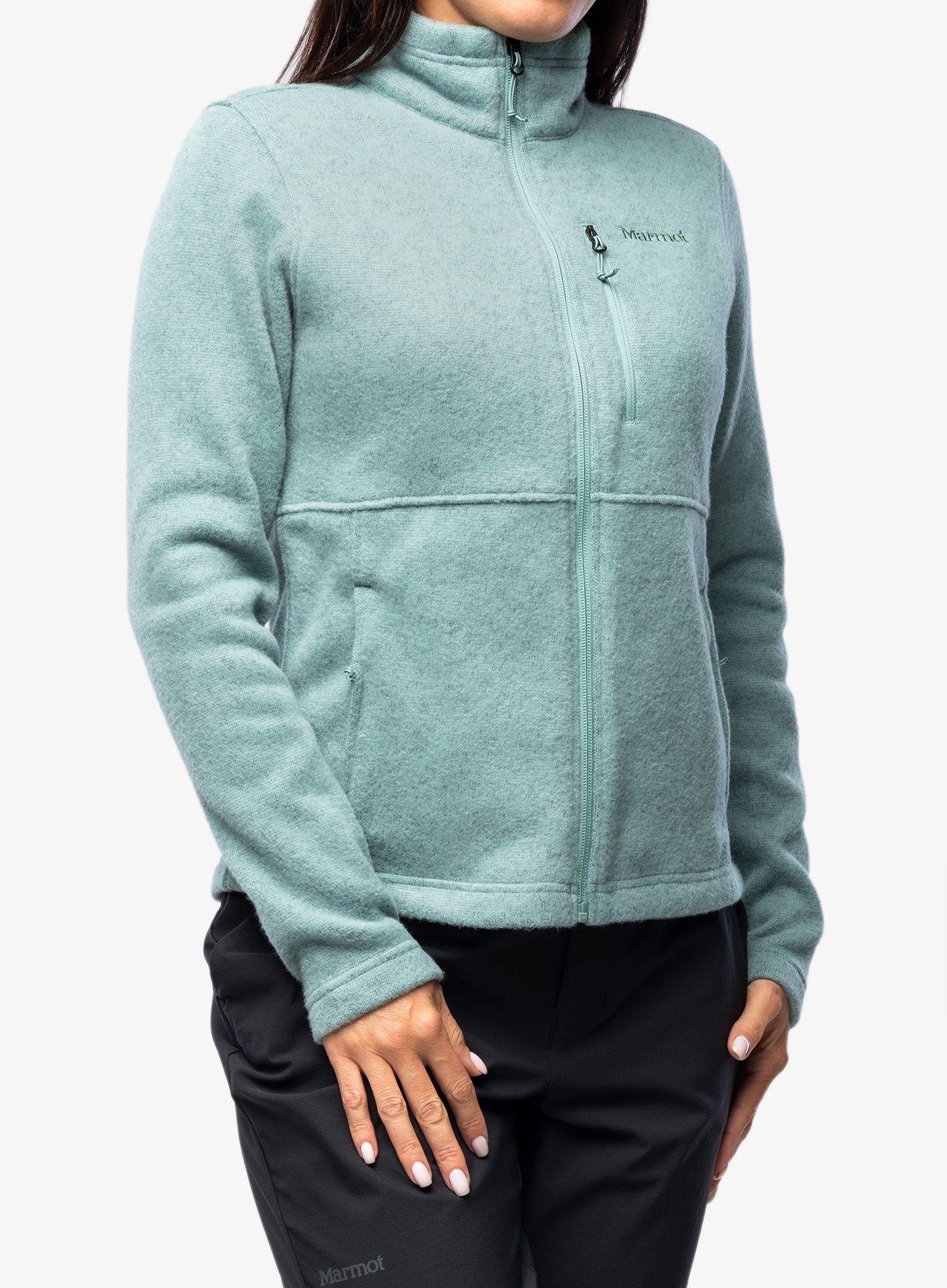 Ženska dukserica Marmot Drop Line Jacket - blue agave