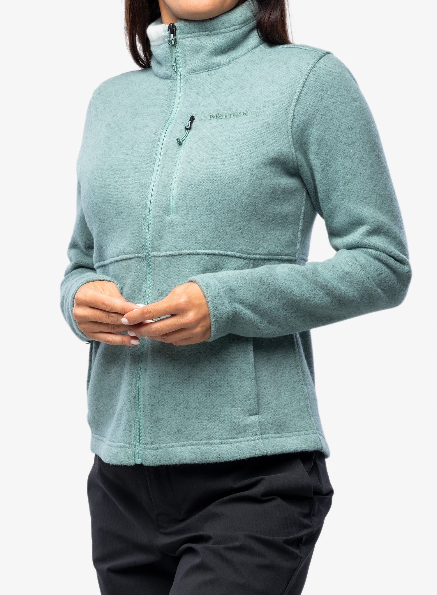 Ženska dukserica Marmot Drop Line Jacket - blue agave