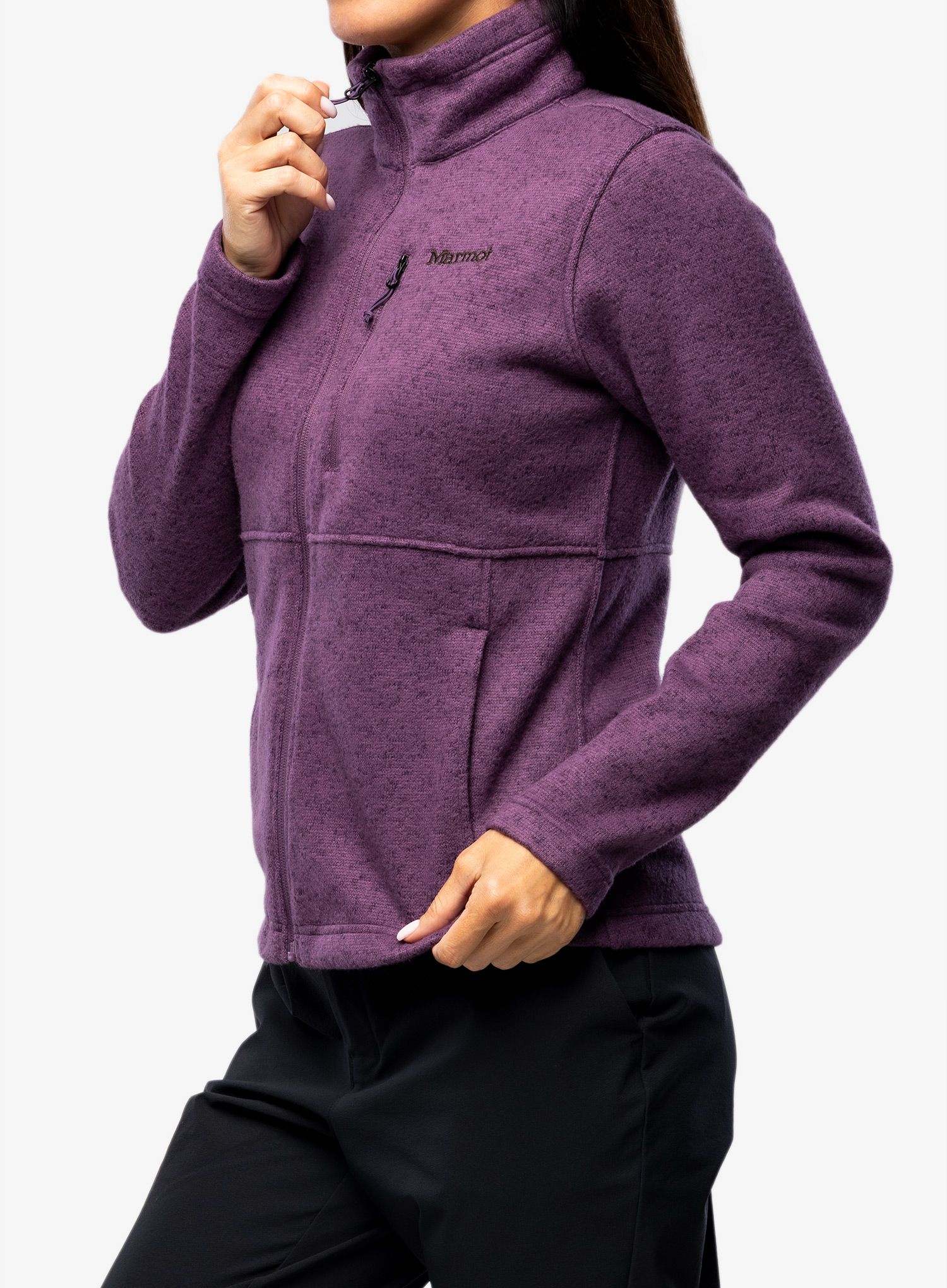 Ženska dukserica Marmot Drop Line Jacket - purple fig