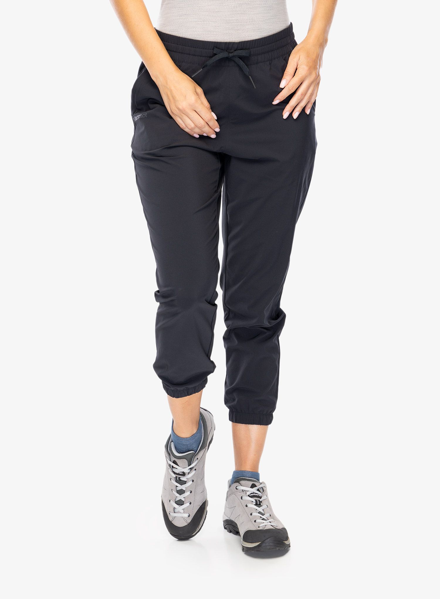 Ženske planinarske hlače Marmot Elda Jogger - black