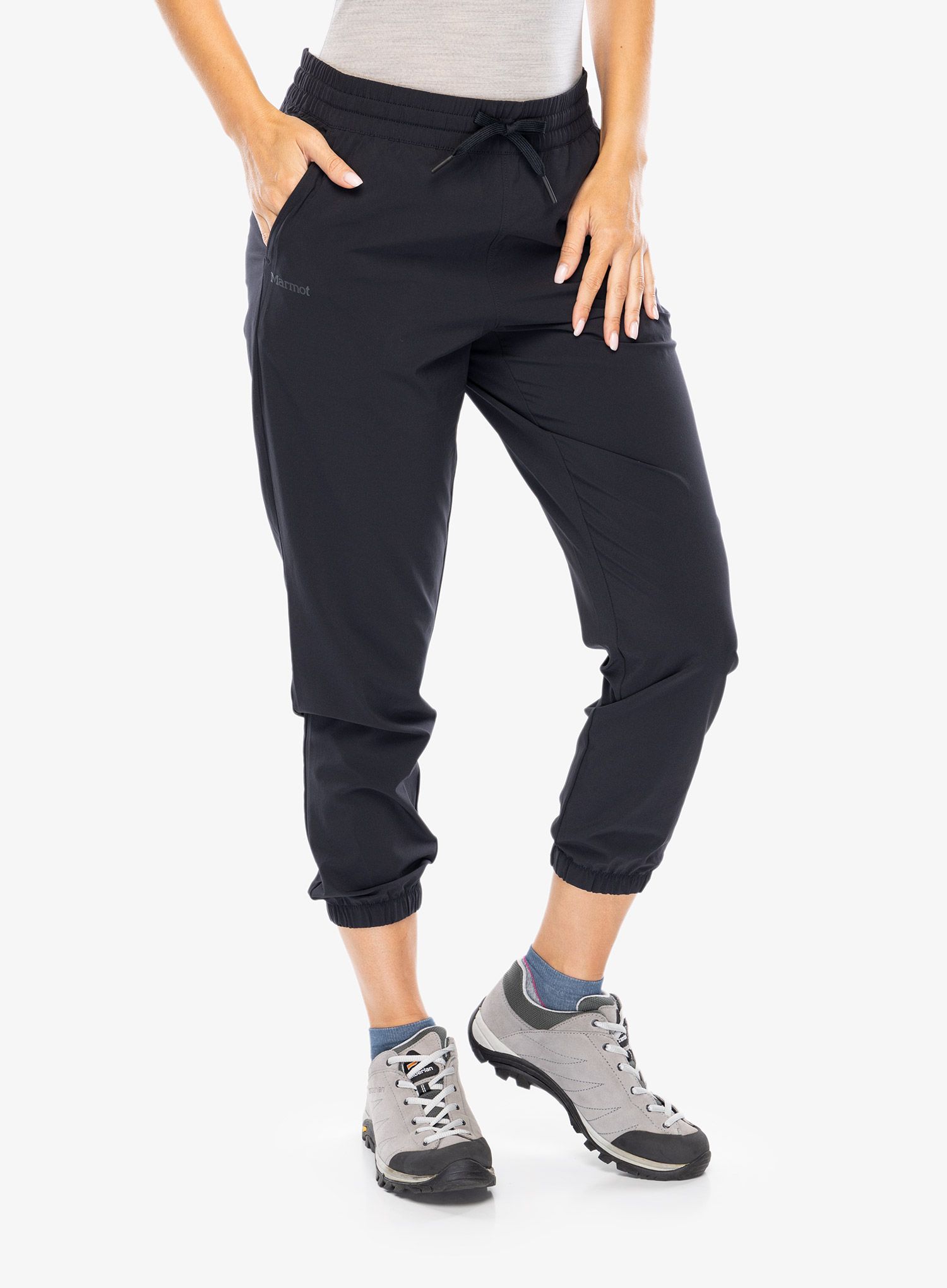 Ženske planinarske hlače Marmot Elda Jogger - black