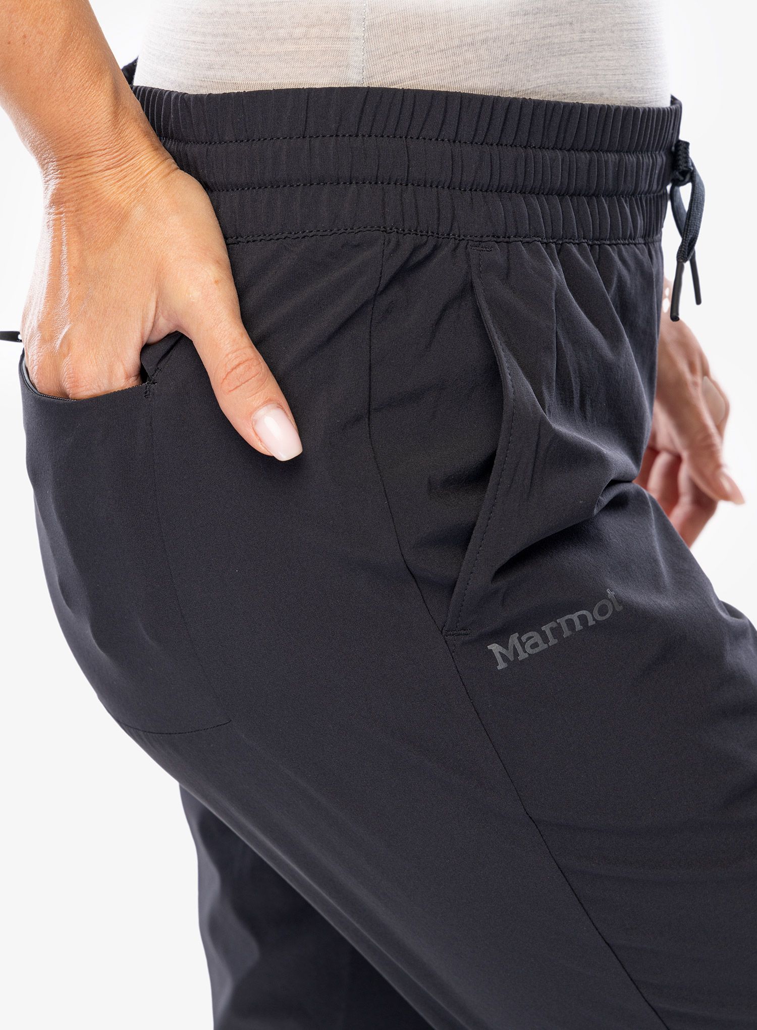 Ženske planinarske hlače Marmot Elda Jogger - black