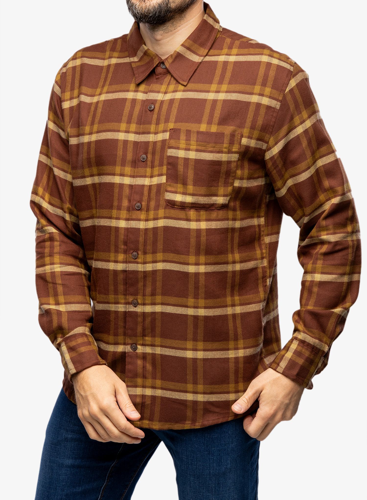 Planinarska košulja Marmot Fairfax Novelty Light Weight Flannel - chocolate