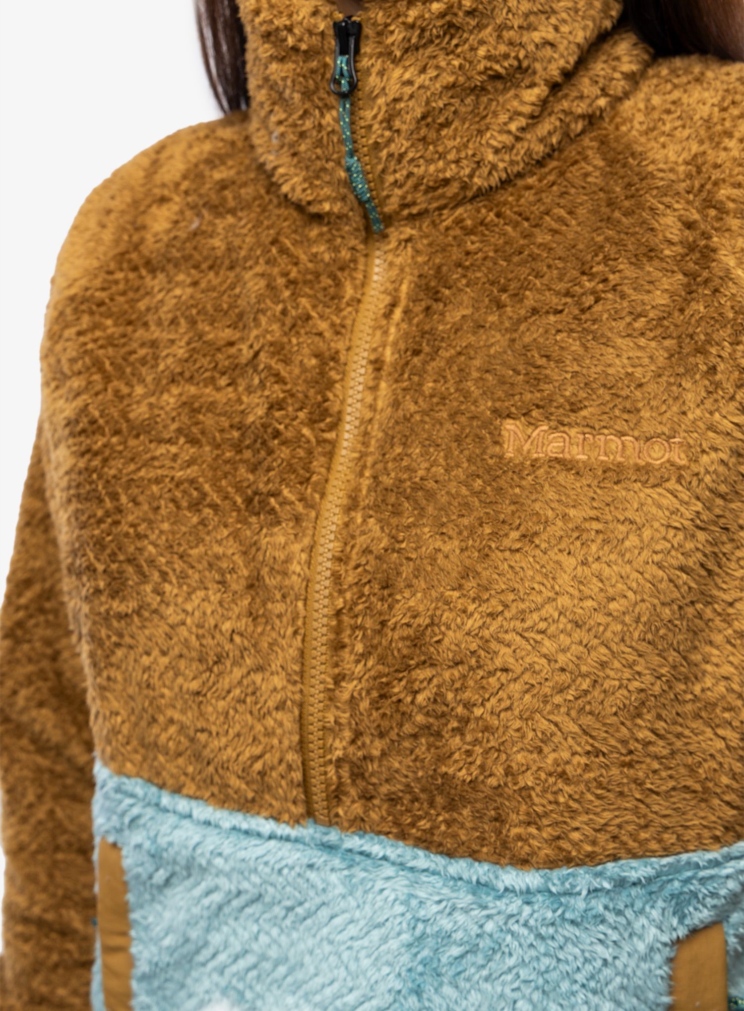 Ženska dukserica Marmot Homestead Fleece 1/2 Zip - hazel/blue agave
