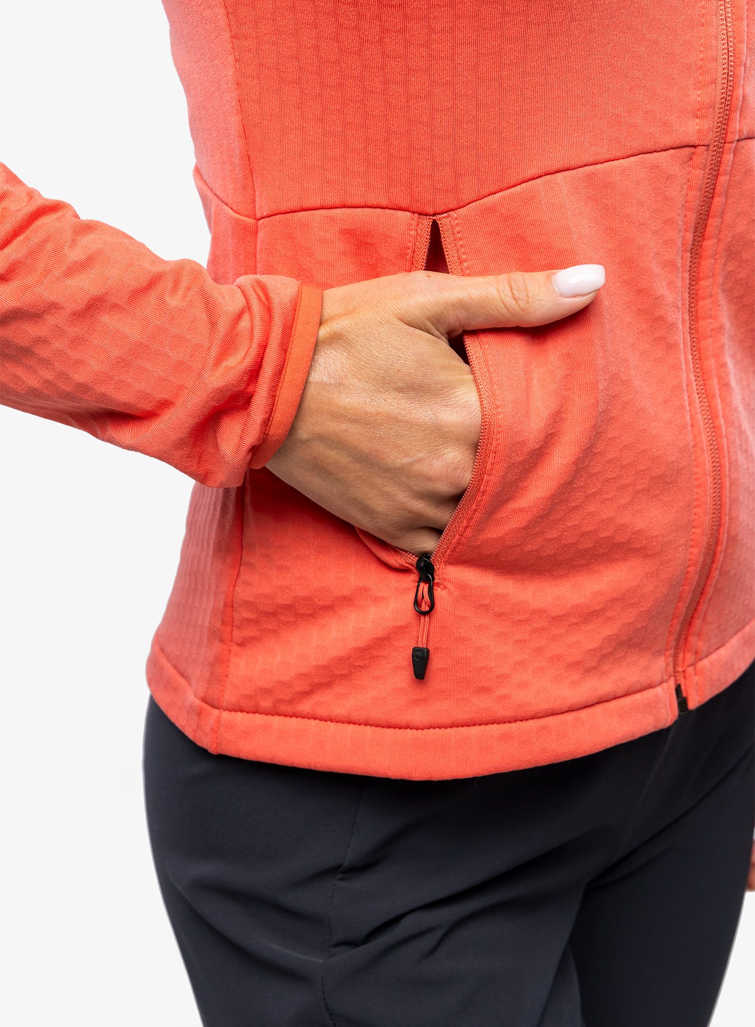 Ženska dukserica od flisa Marmot Leconte Fleece Jacket - grapefruit