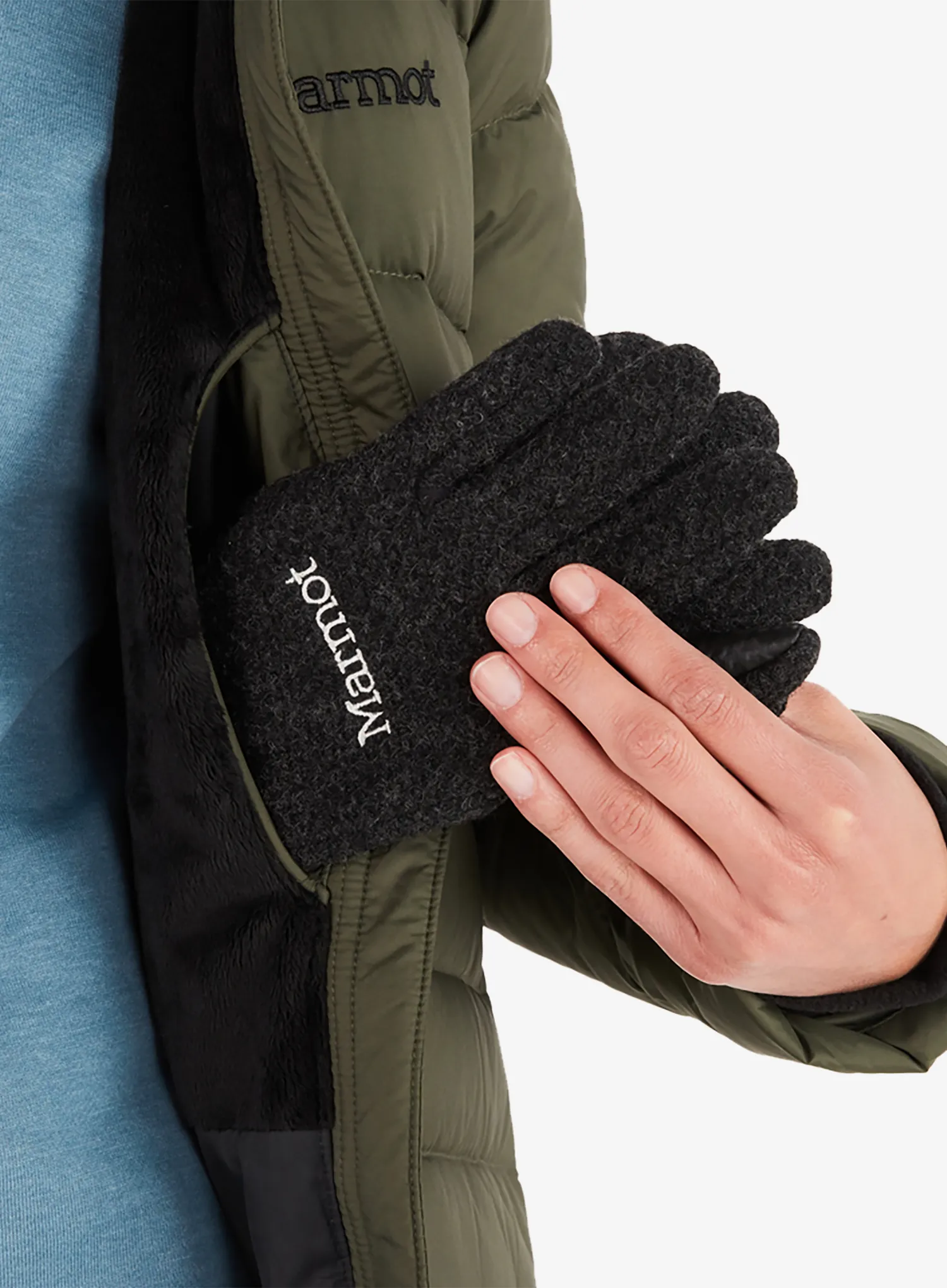 Ženski perjani kaput Marmot Montreal Coat - nori/nori