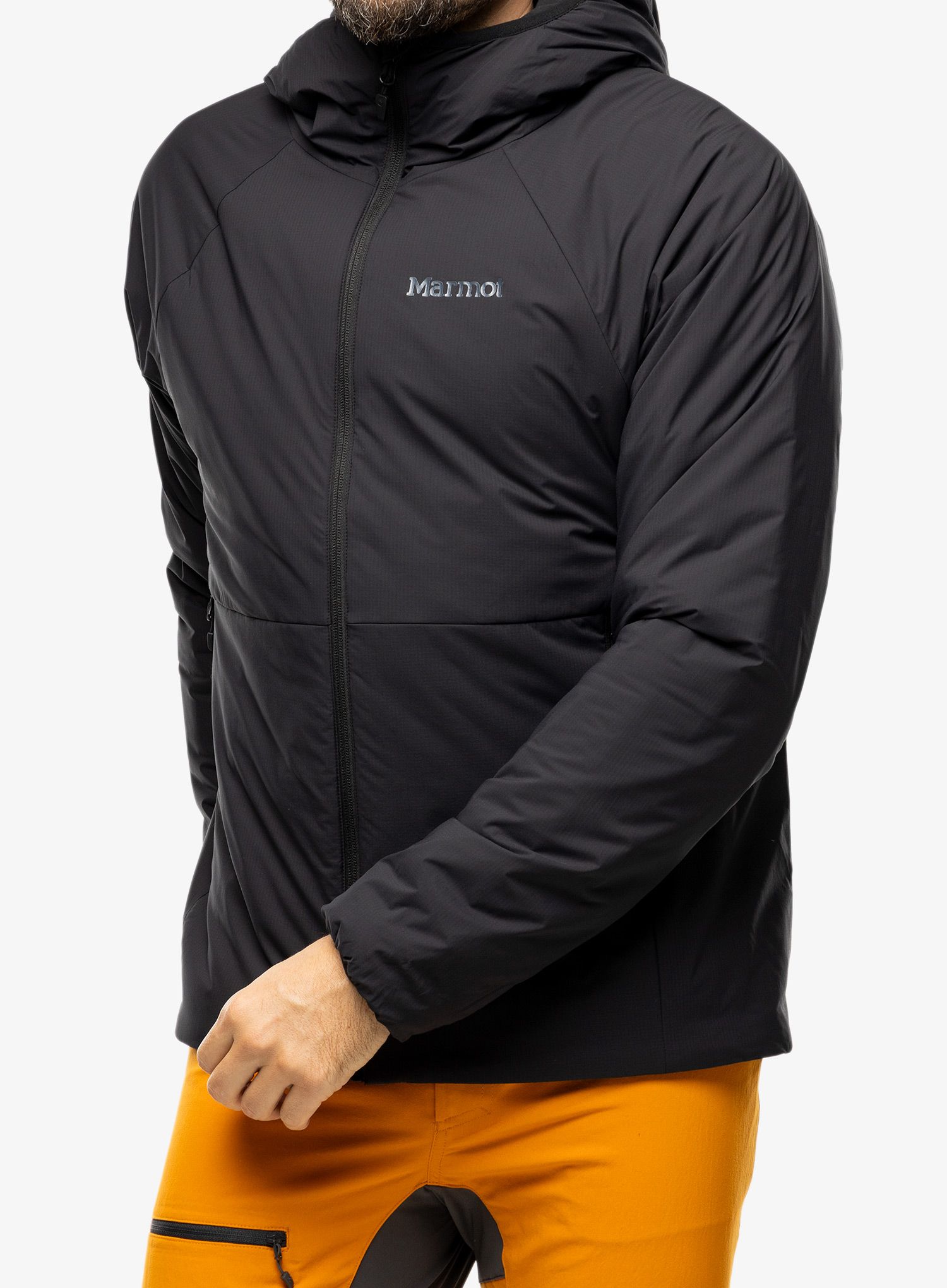 Jakna s postavom Marmot Novus Hoody - black