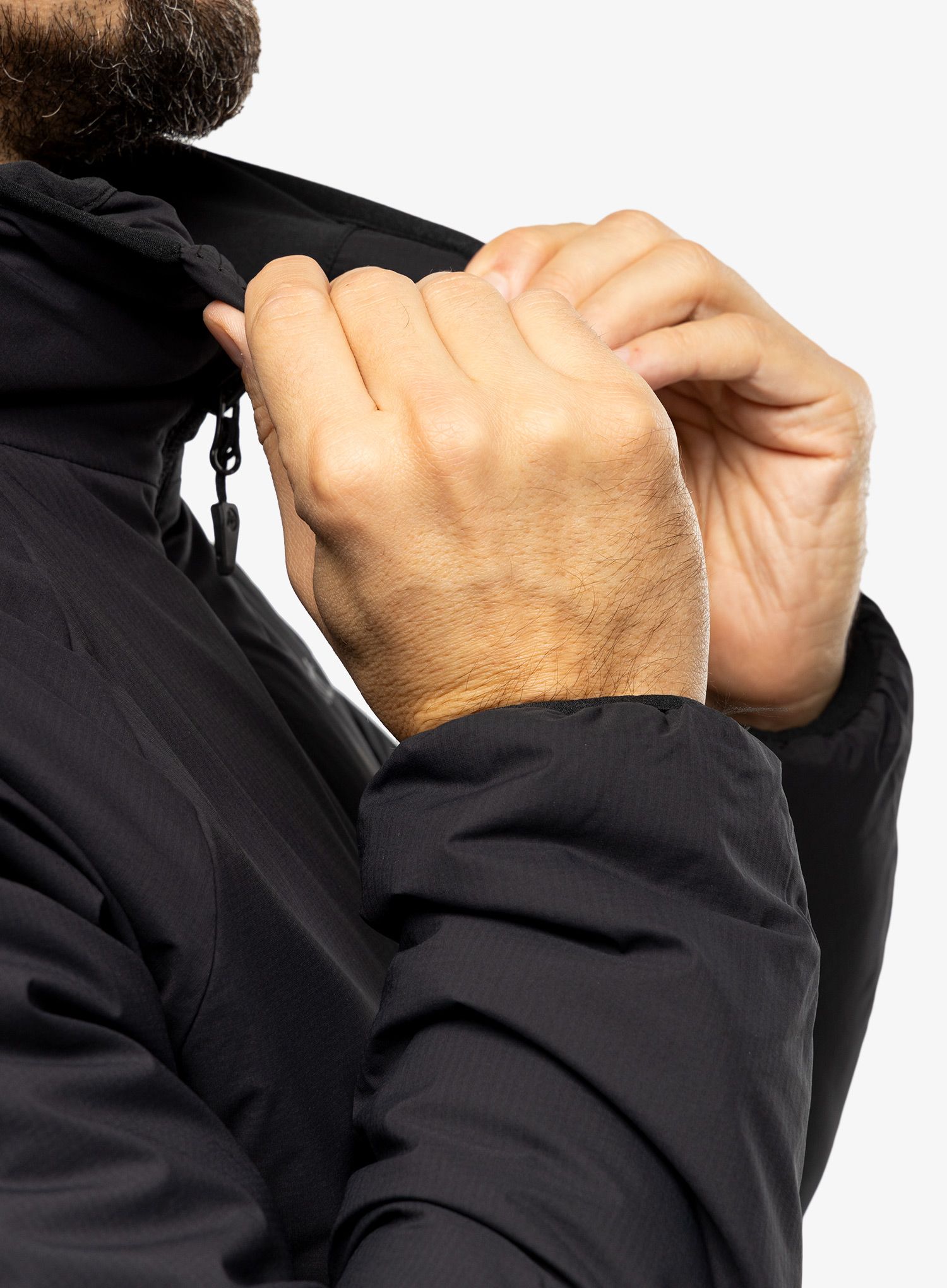 Jakna s postavom Marmot Novus Hoody - black