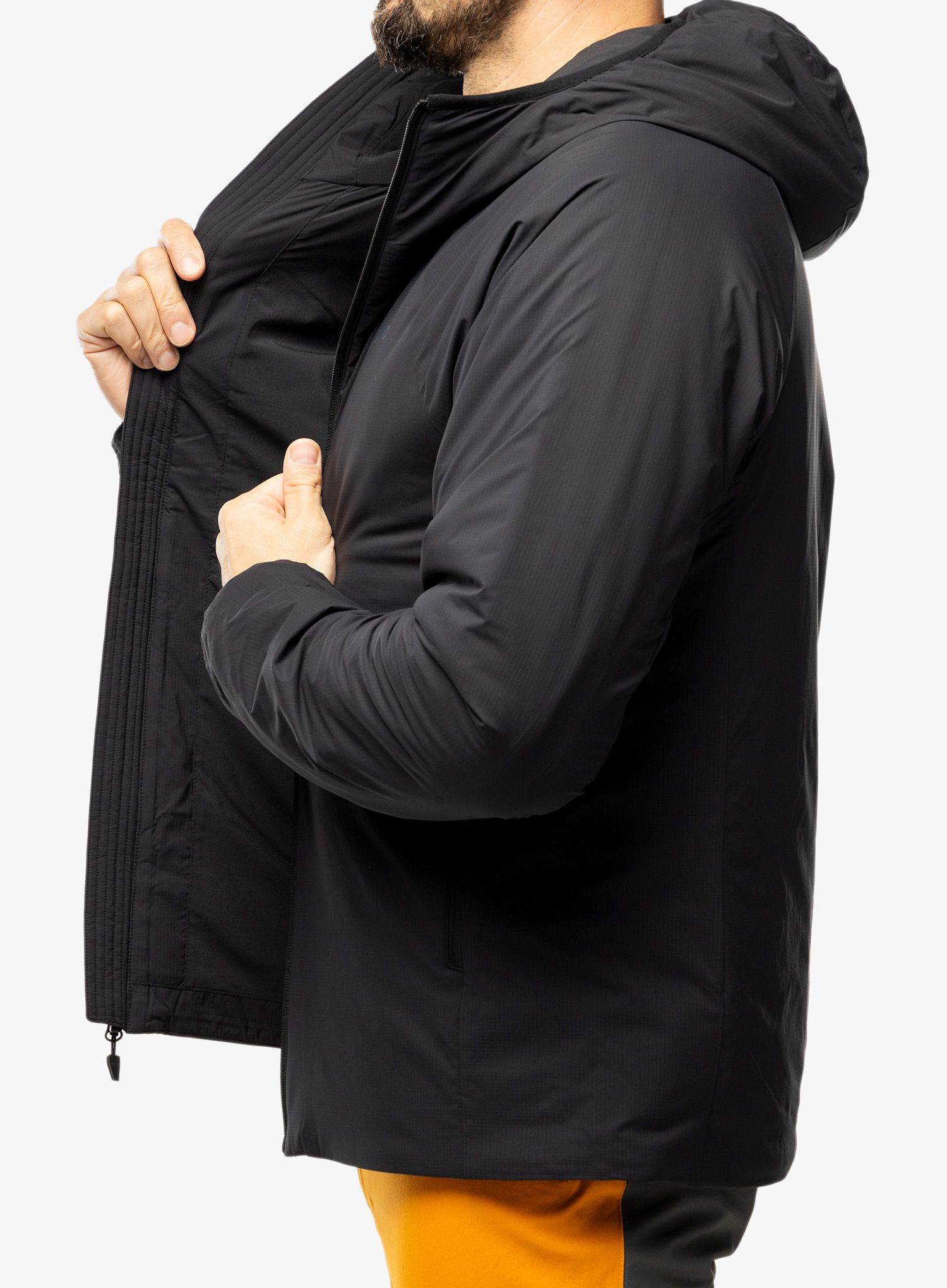 Jakna s postavom Marmot Novus Hoody - black