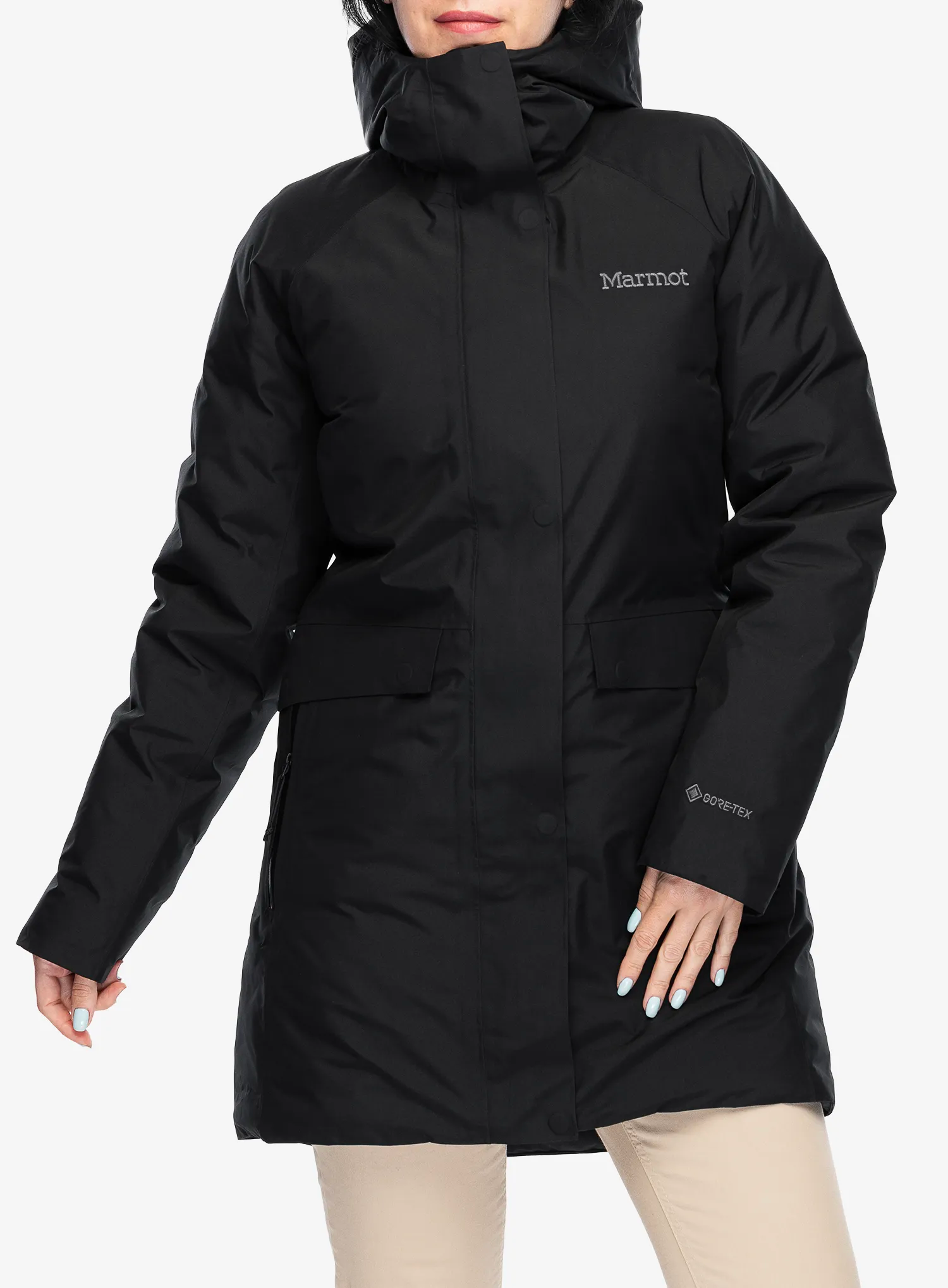 Ženska perjana jakna Marmot Oslo GTX Jacket - black