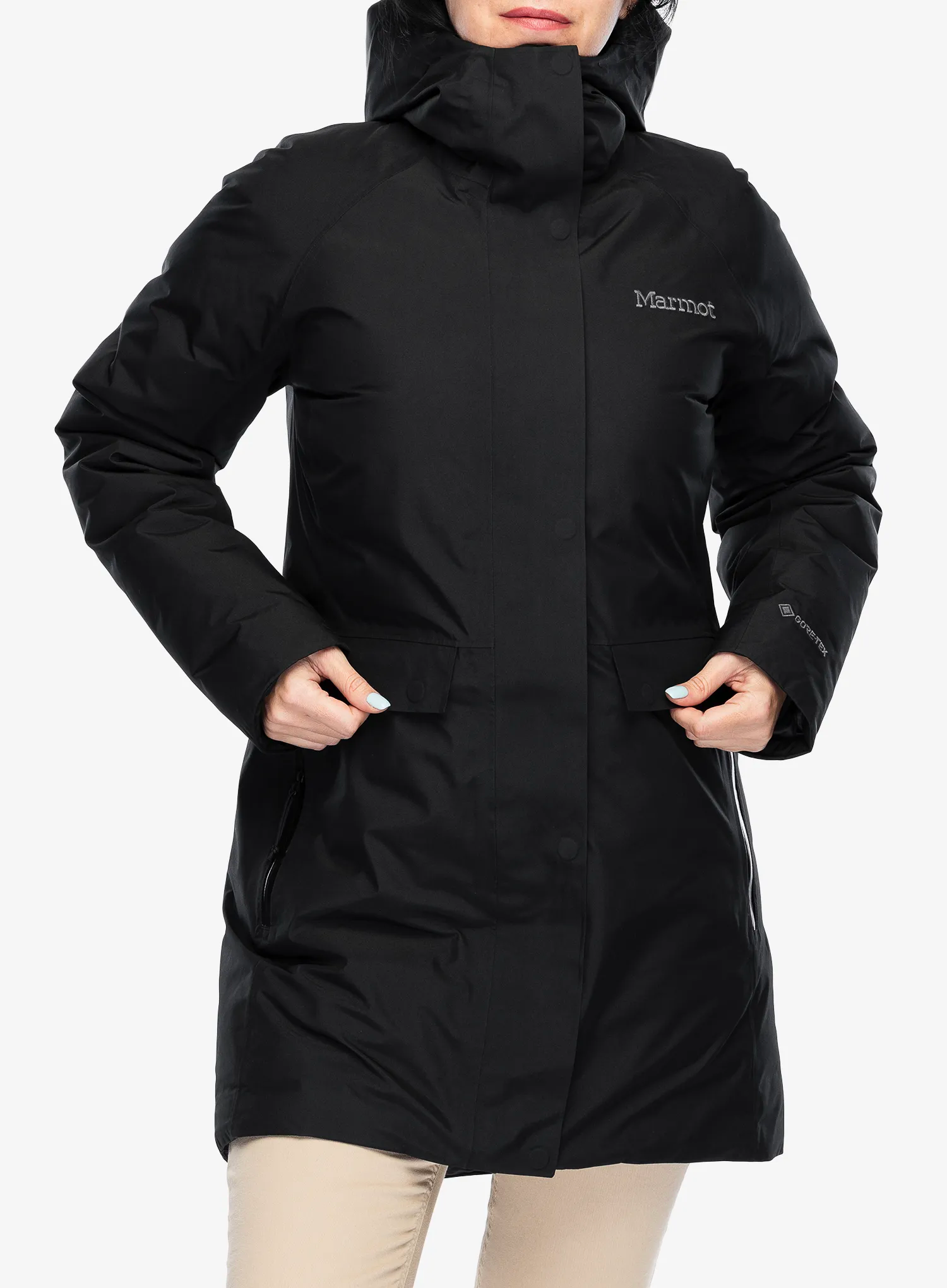 Ženska perjana jakna Marmot Oslo GTX Jacket - black