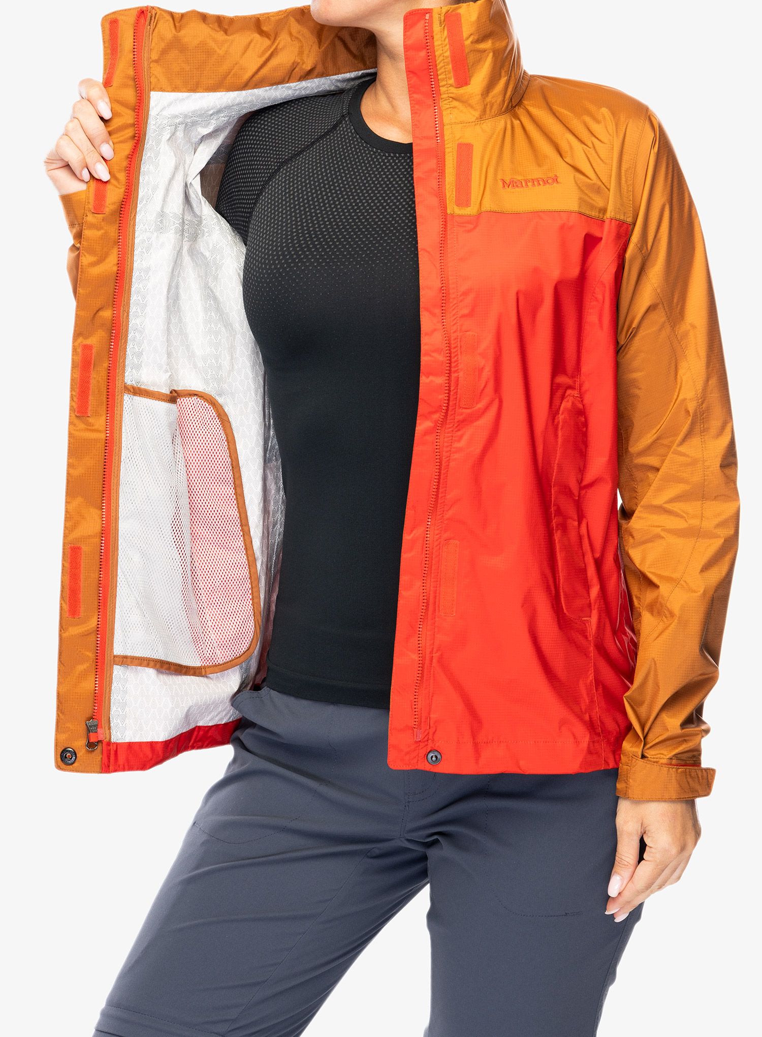 Ženska kišna jakna Marmot PreCip Eco Jacket - cairo/copper