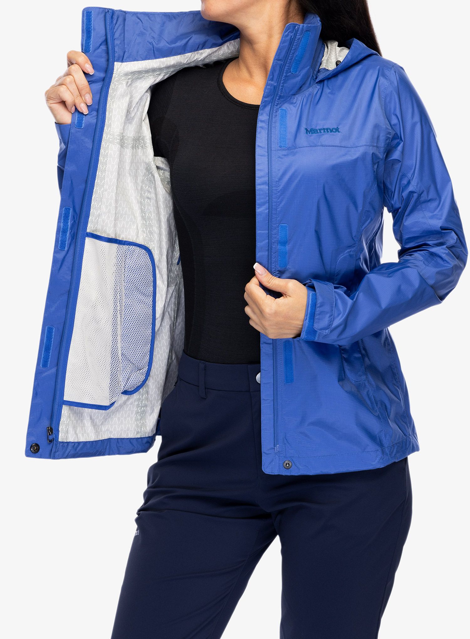 Ženska kišna jakna Marmot PreCip Eco Jacket - trail blue