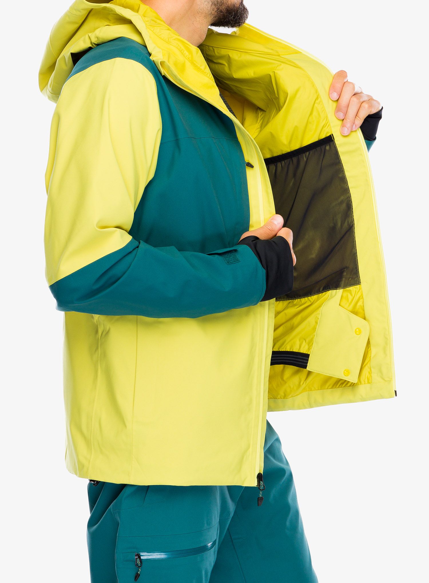 Kišna jakna Marmot Refuge Jacket - limelight/dark jungle