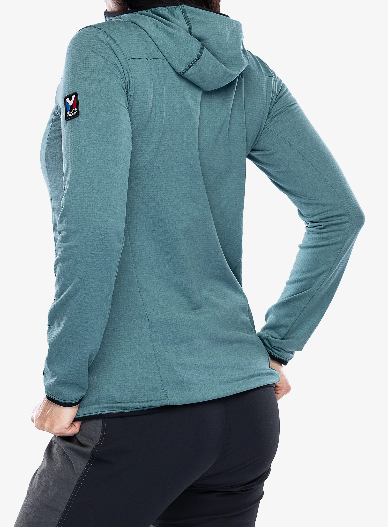 Ženska dukserica od flisa Millet Trilogy Light Grid Hoodie - hydro