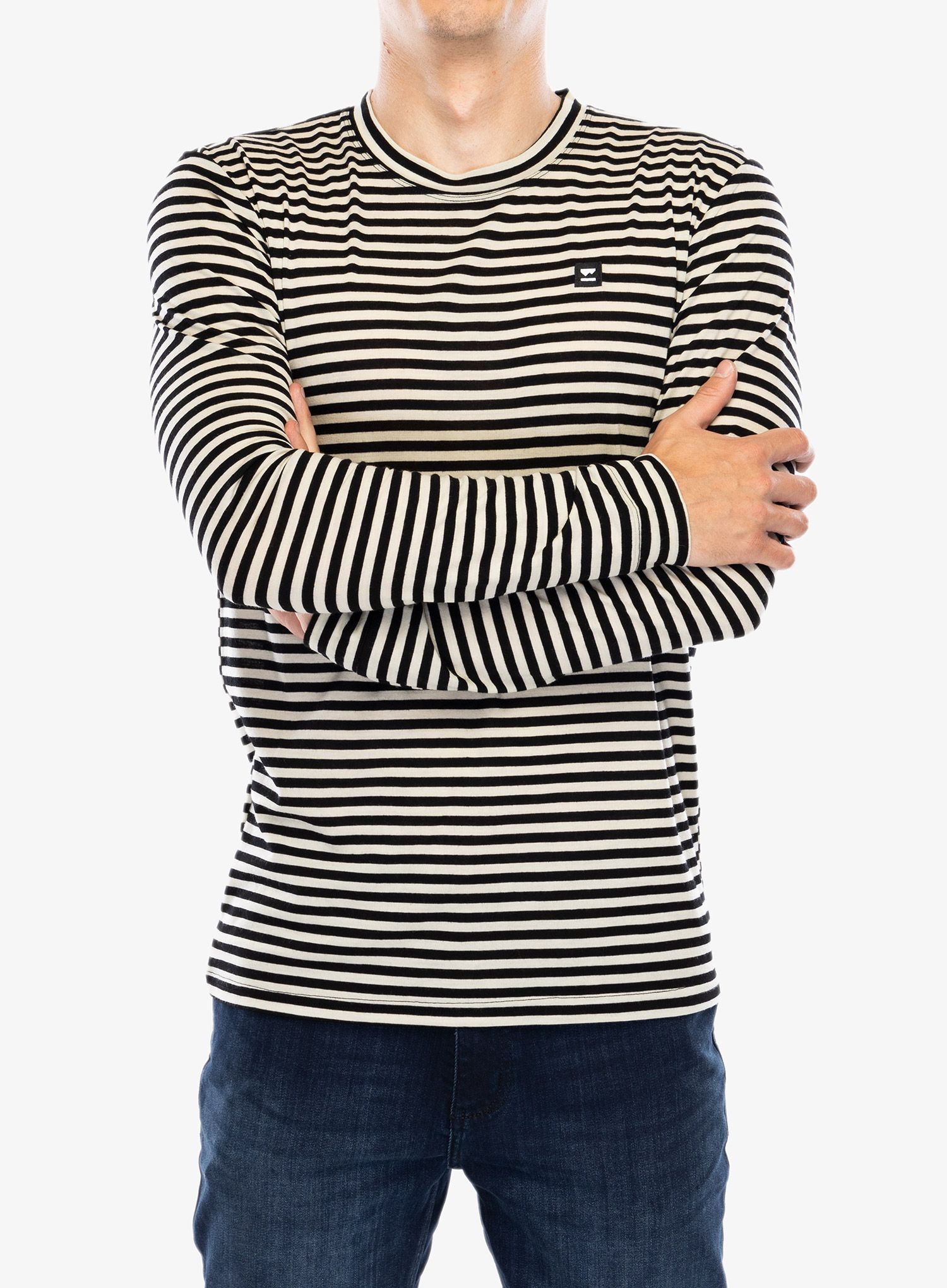 Majica dugih rukava Mons Royale Icon LS - MR stripe