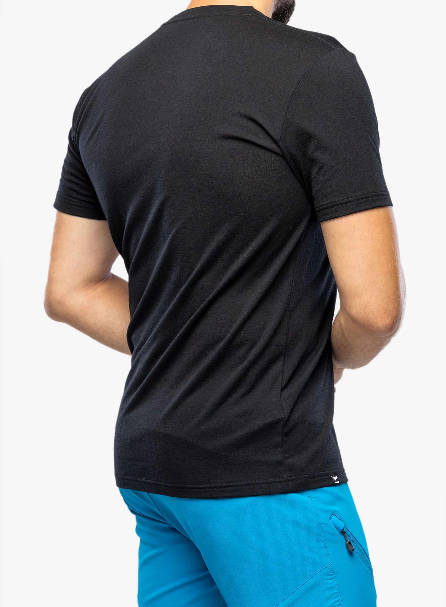 Biciklistička majica Mons Royale Icon T-Shirt - black/brand lock up