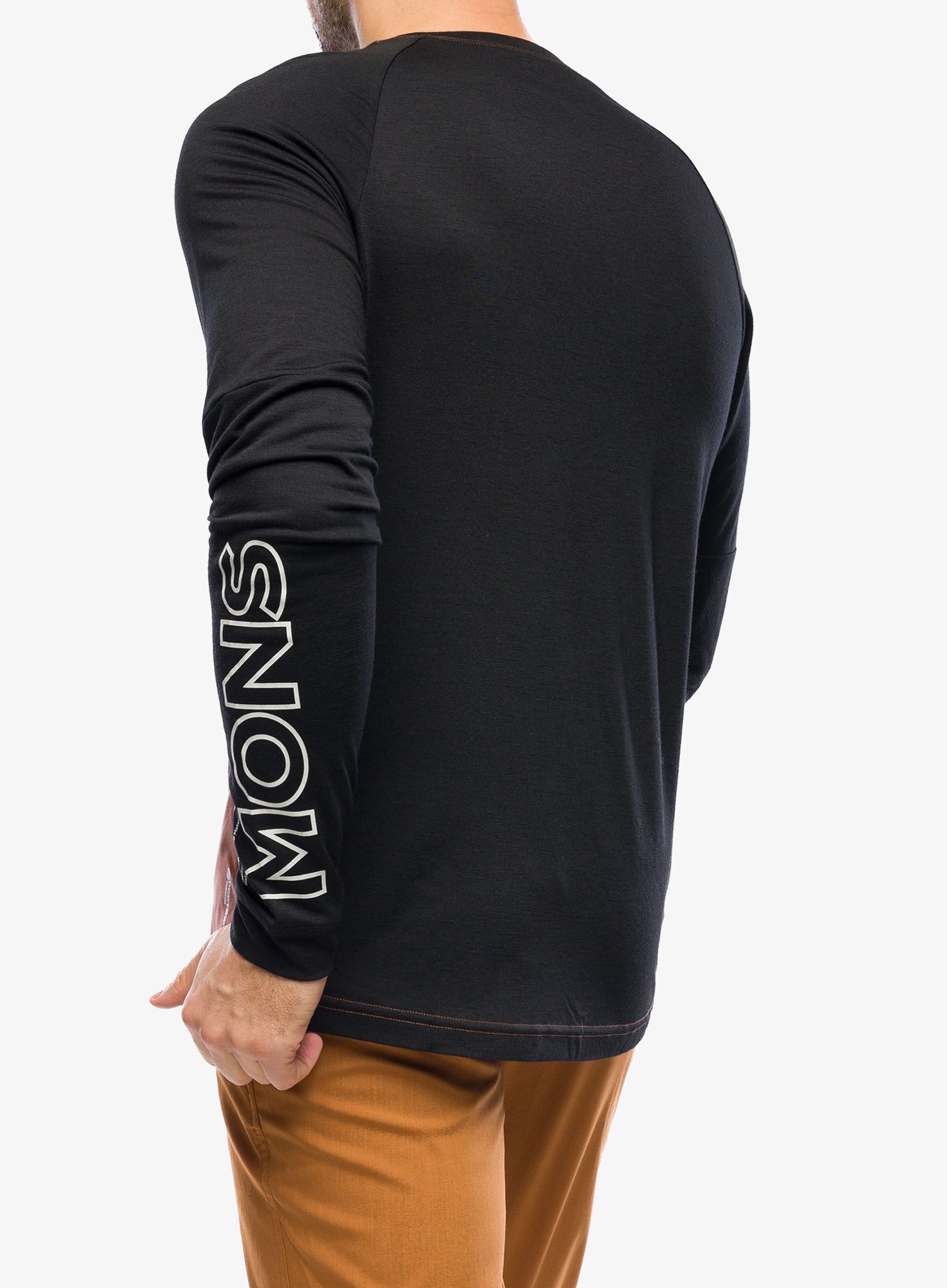 Biciklistička dukserica Mons Royale Tarn Merino Shift Wind Jersey - dark copper/black