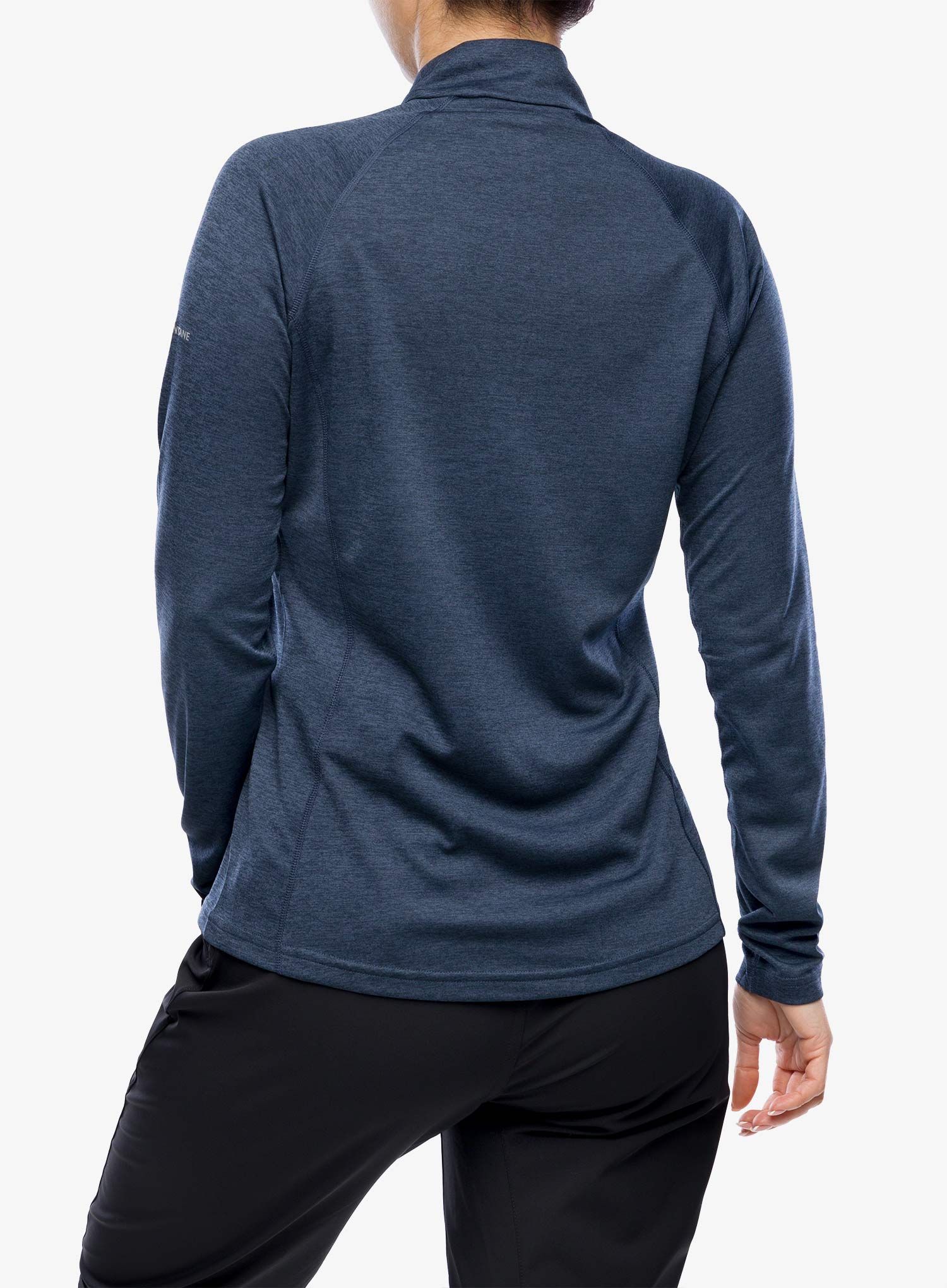 Ženska termoaktivna dukserica Montane Dart Zip Neck - eclipse blue