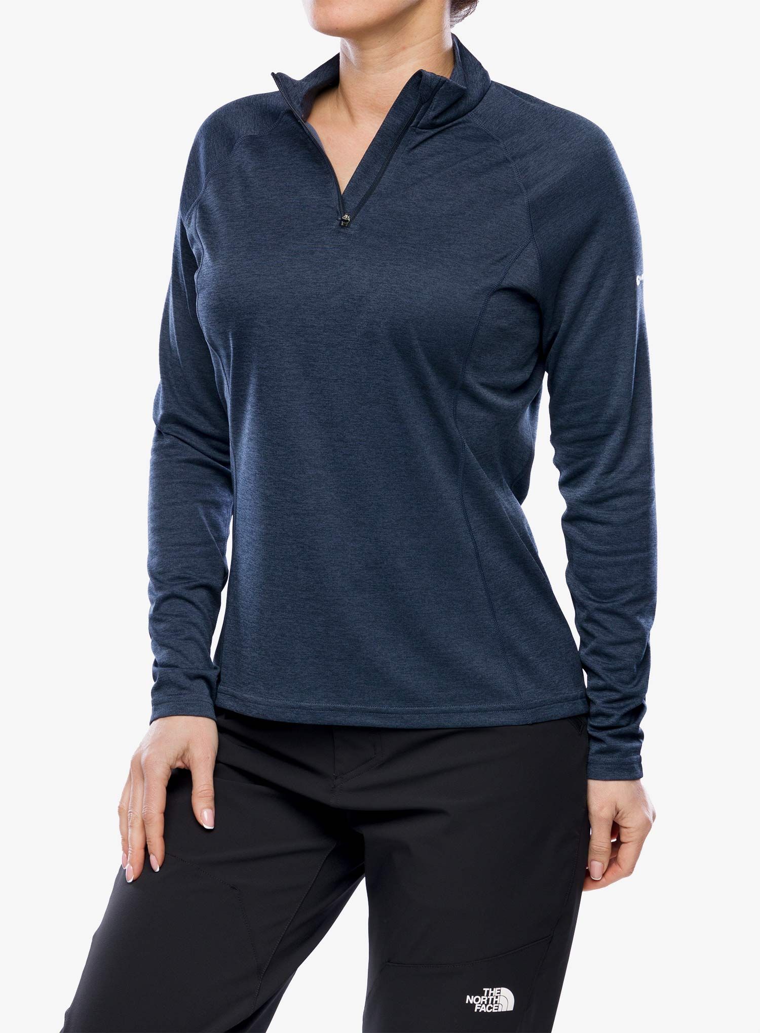 Ženska termoaktivna dukserica Montane Dart Zip Neck - eclipse blue