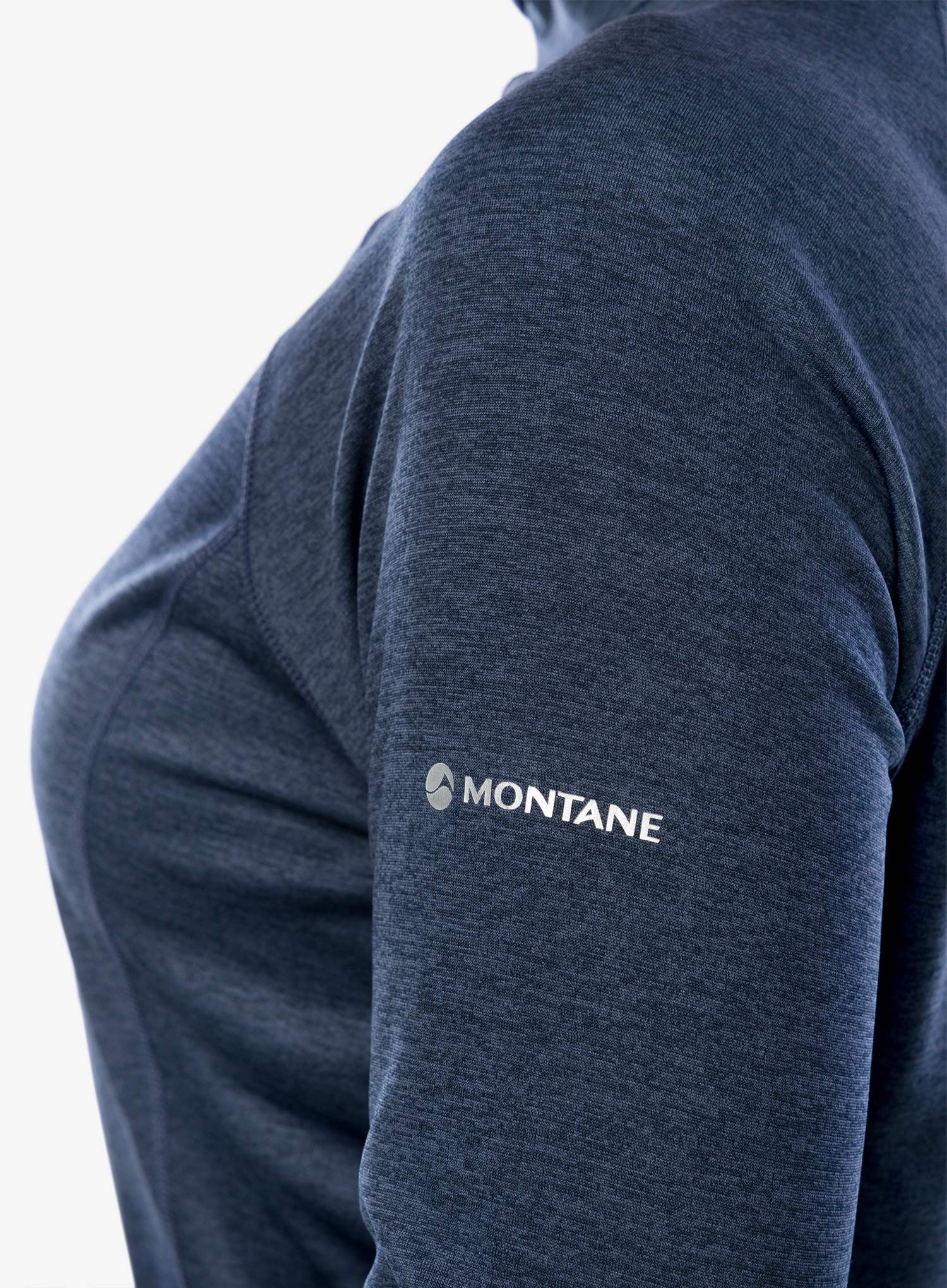 Ženska termoaktivna dukserica Montane Dart Zip Neck - eclipse blue