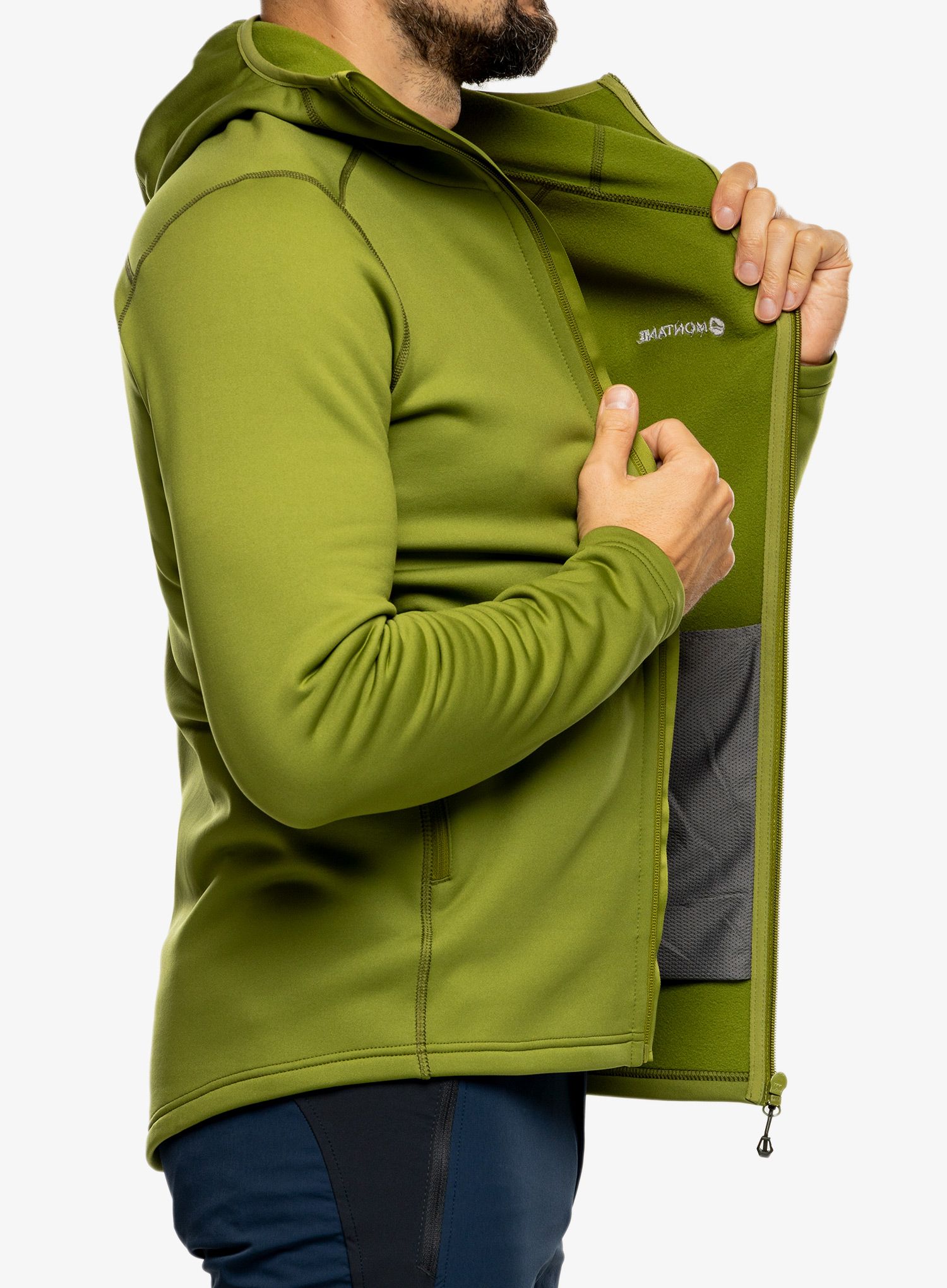 Majica s kapuljačom Montane Fury Hoodie - alder green