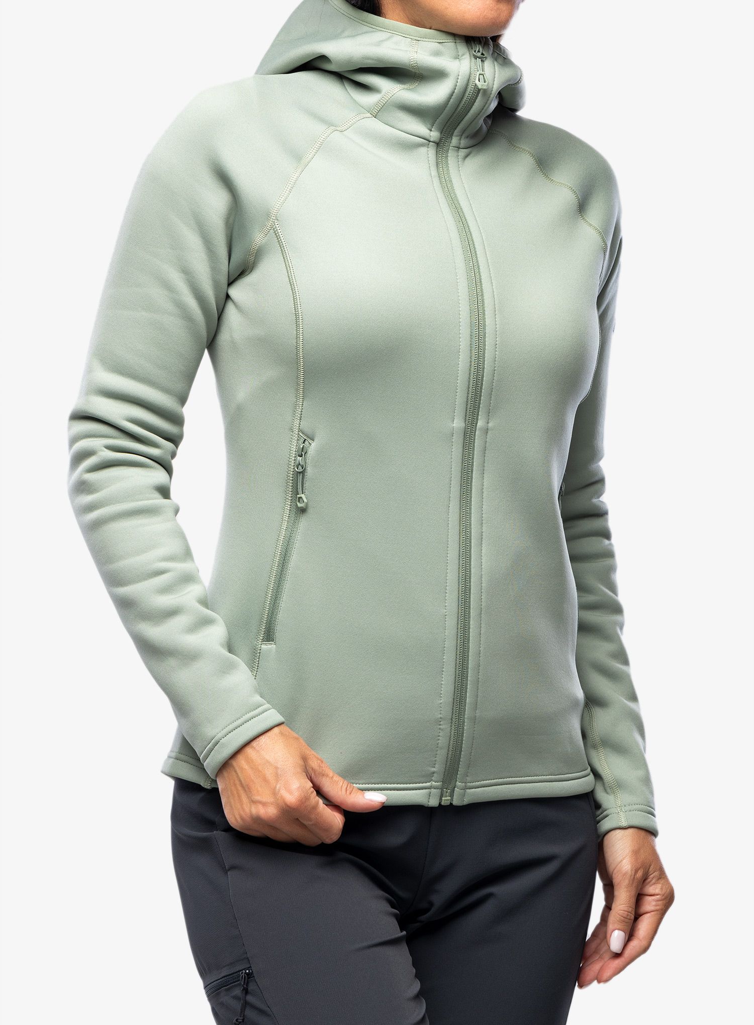 Dukserica s kapuljačom ženska Montane Fury Hoodie - pale sage