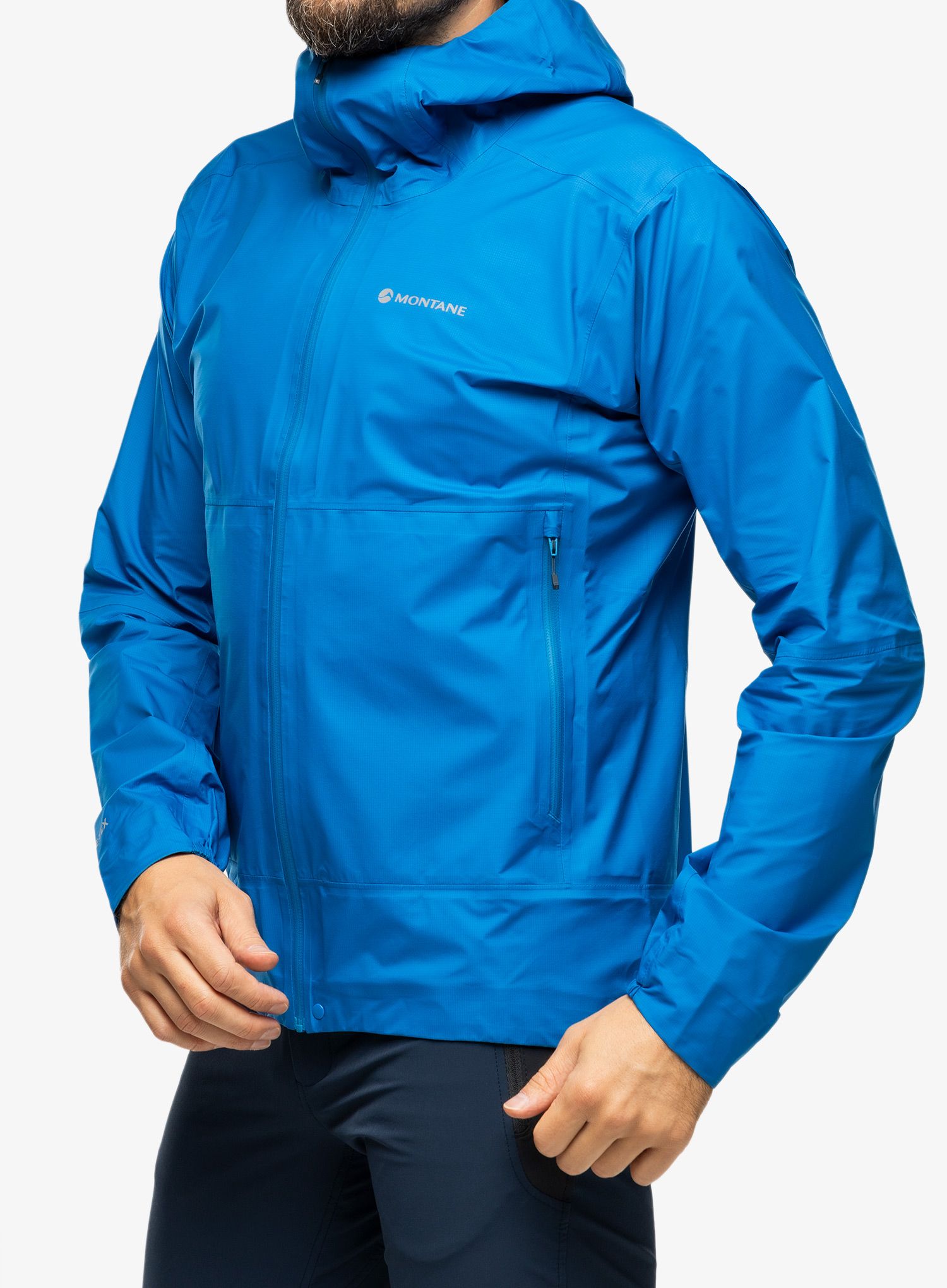 Kišna jakna Montane Phase Nano Jacket - electric blue