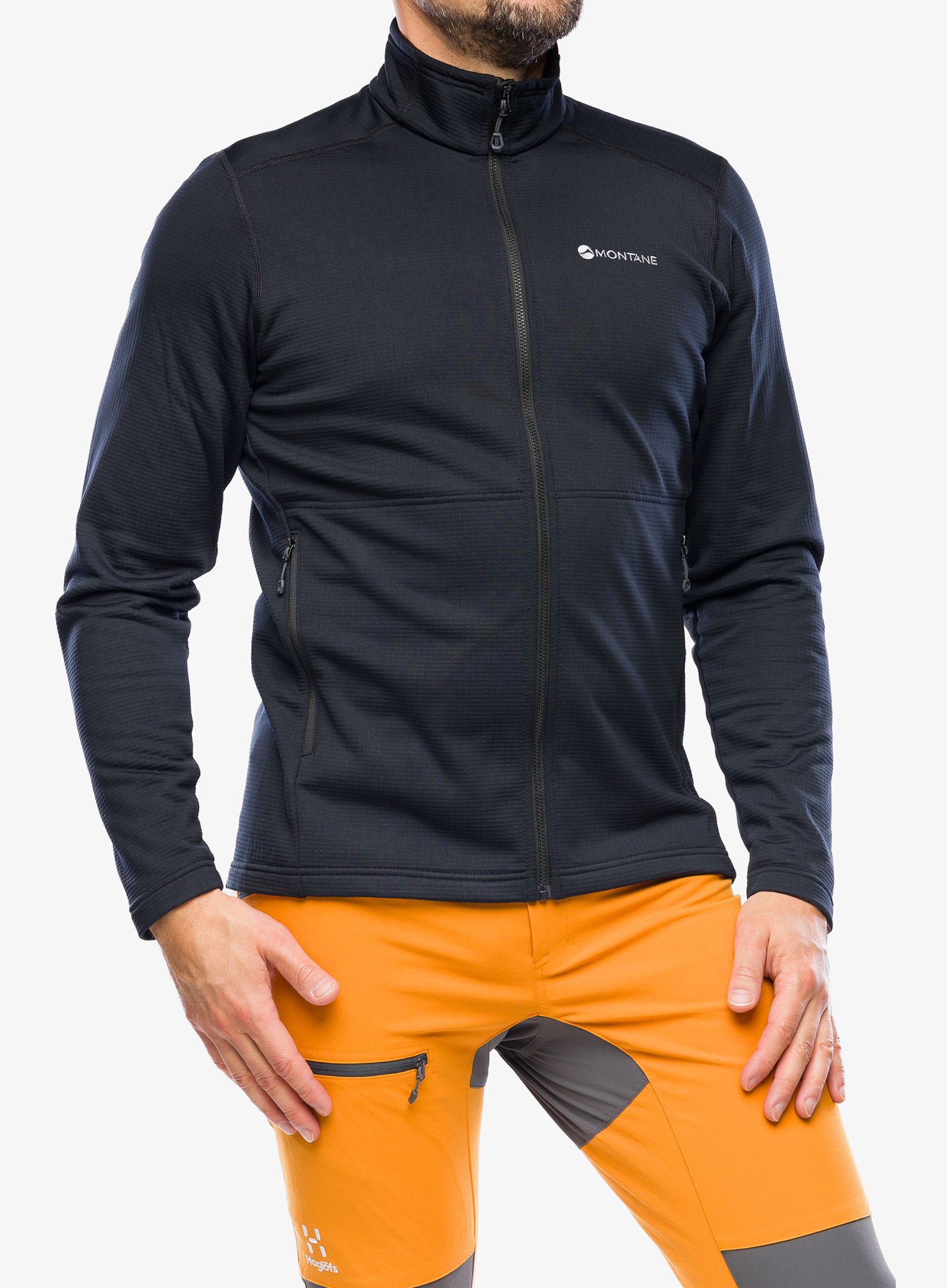 Dukserica na otkopčavanje Montane Protium Jacket - black