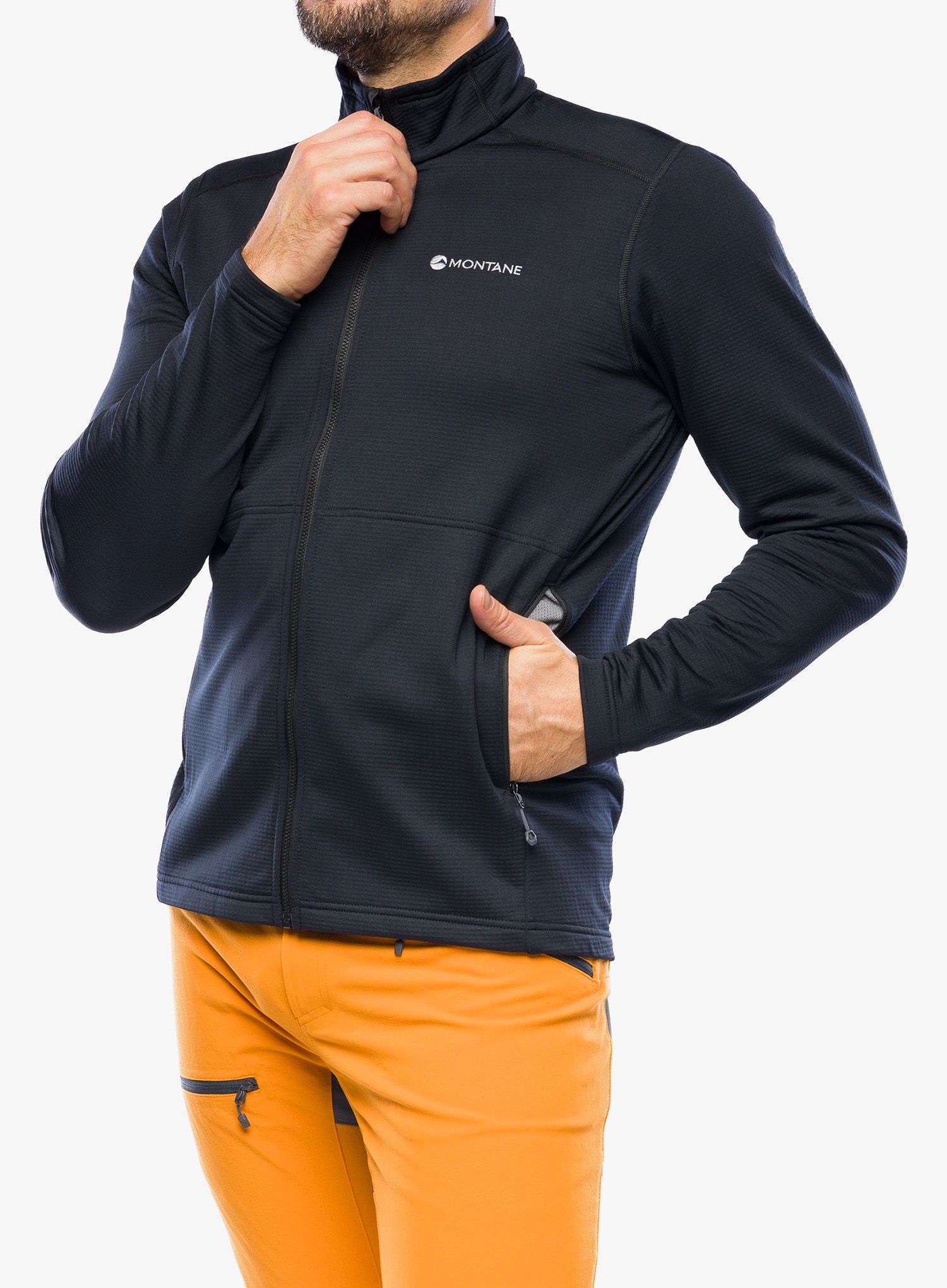 Dukserica na otkopčavanje Montane Protium Jacket - black